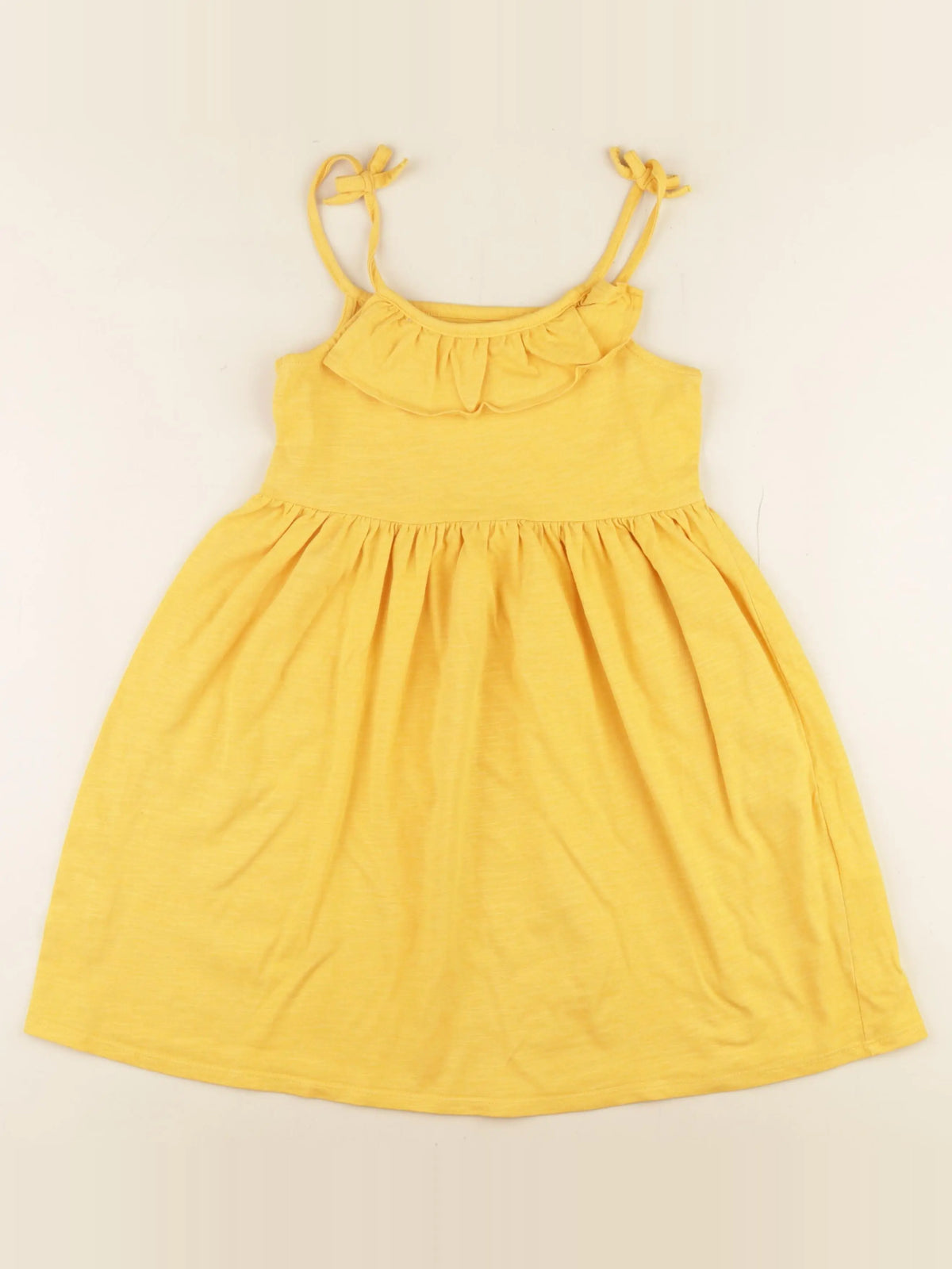 Vertbaudet - robe jaune - 8 ans