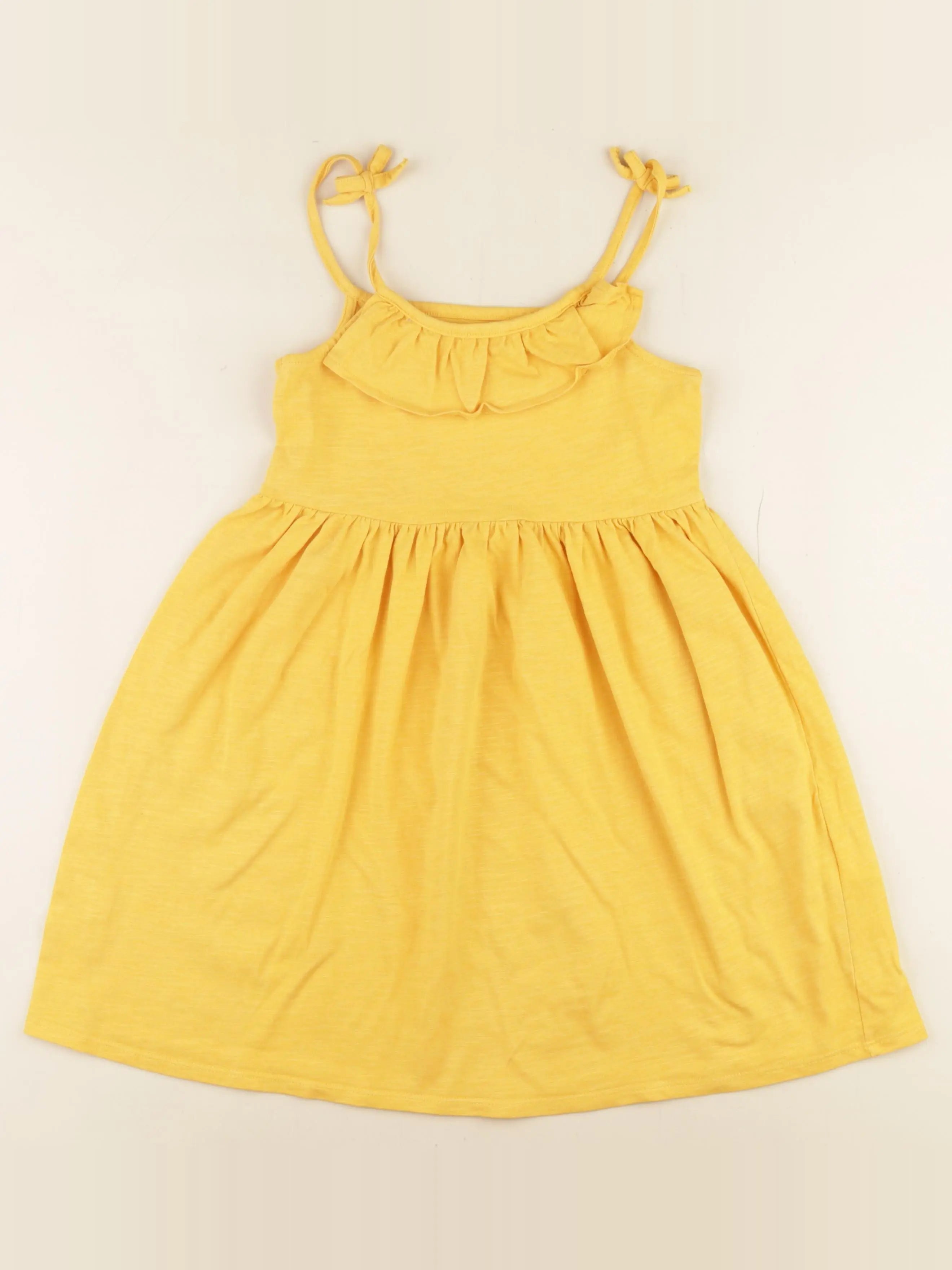 Vertbaudet - robe jaune - 8 ans