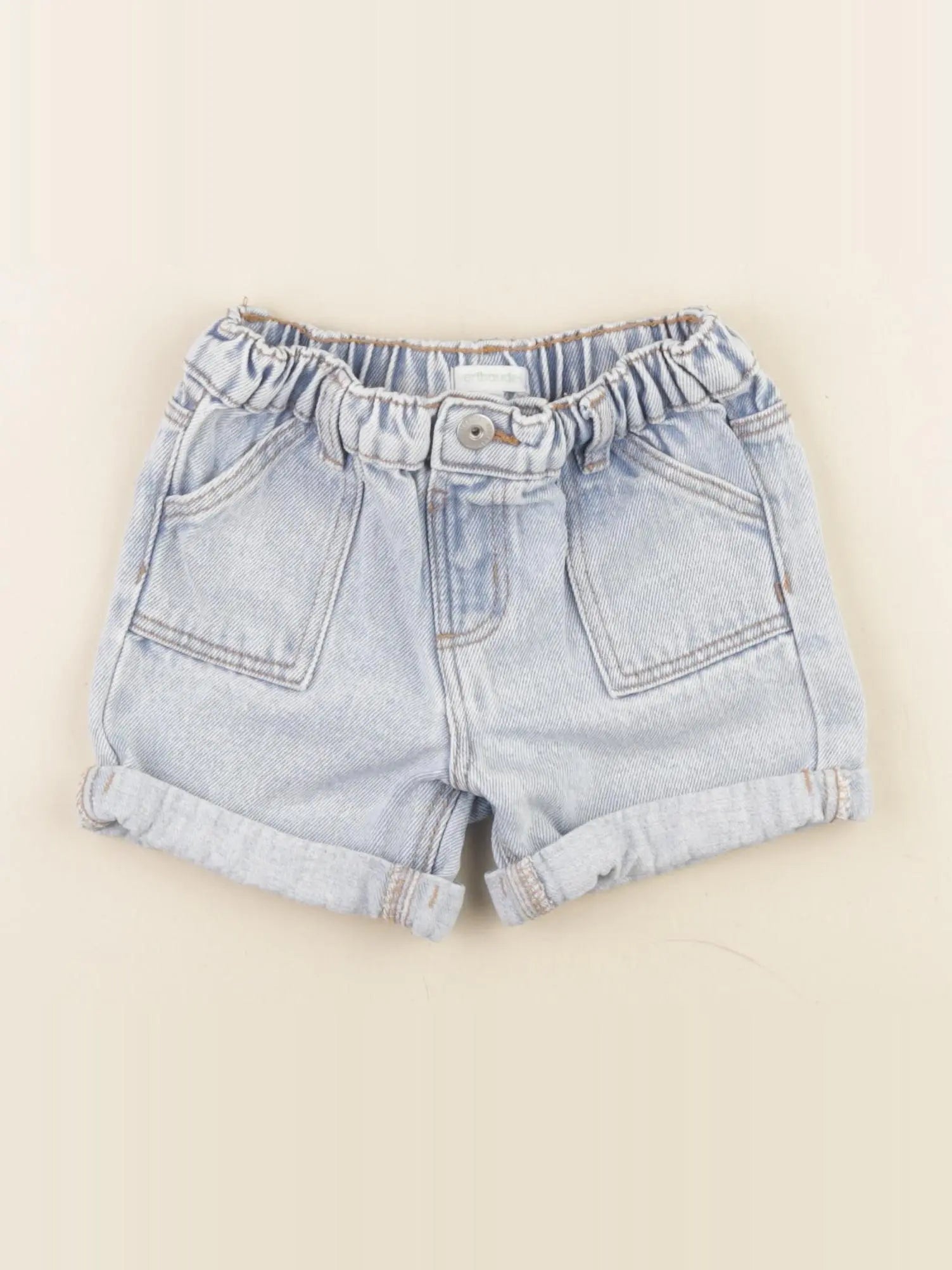 Vertbaudet - short bleu - 4 ans