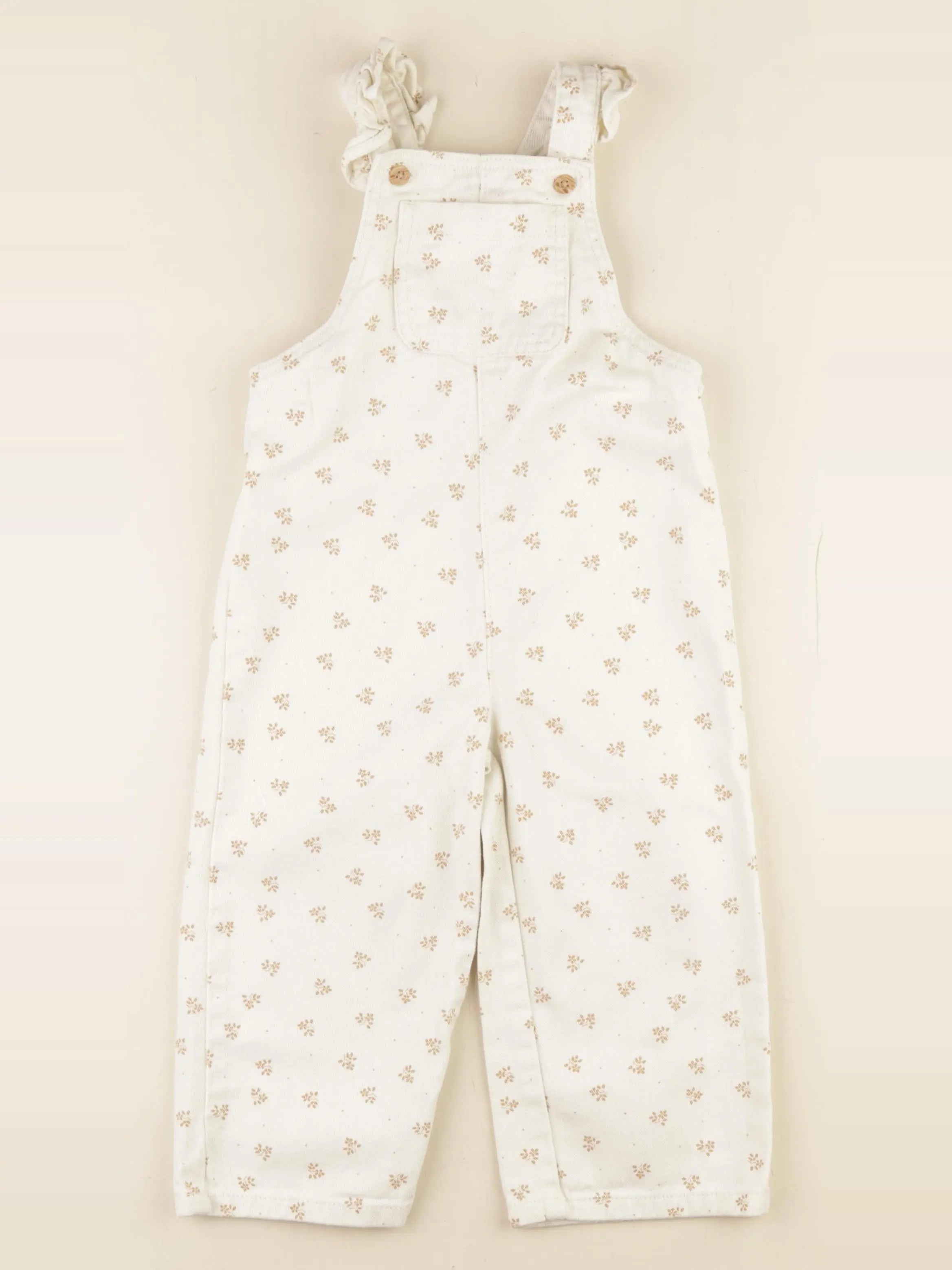 Vertbaudet - salopette blanc - 36 mois