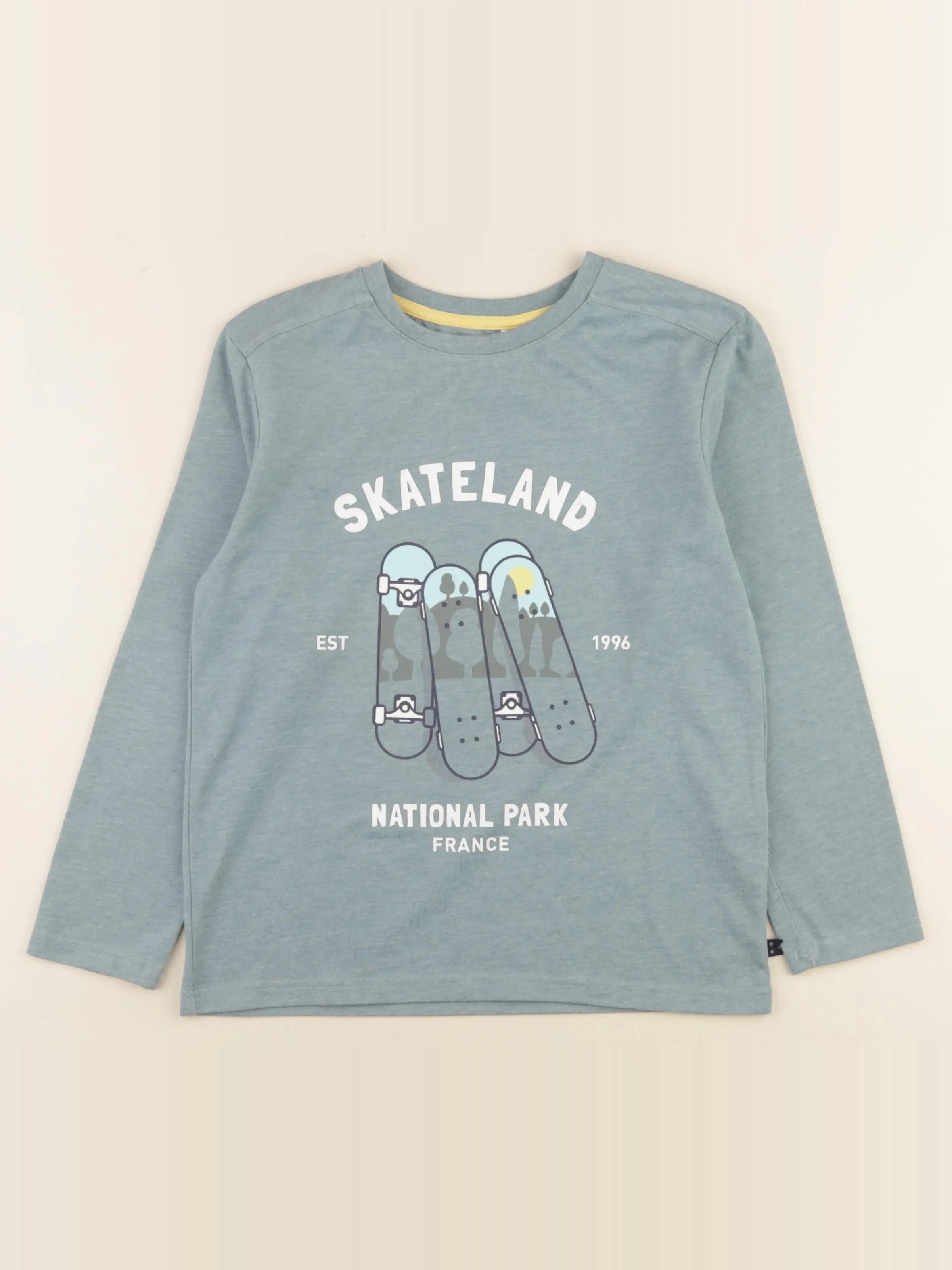 Vertbaudet - tee-shirt vert - 6 ans