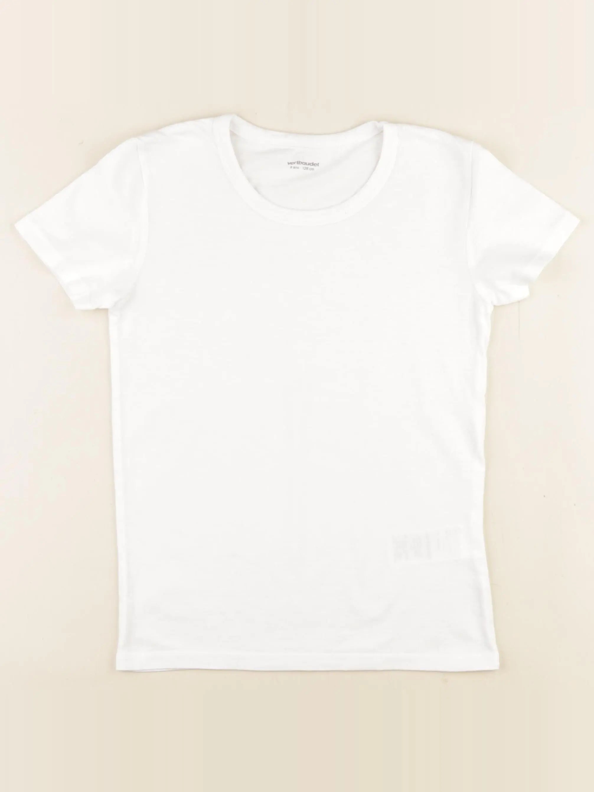 Vertbaudet - maillot de corps blanc - 8 ans