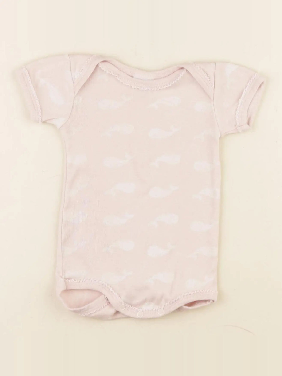 Petit Bateau - body rose - 3 mois