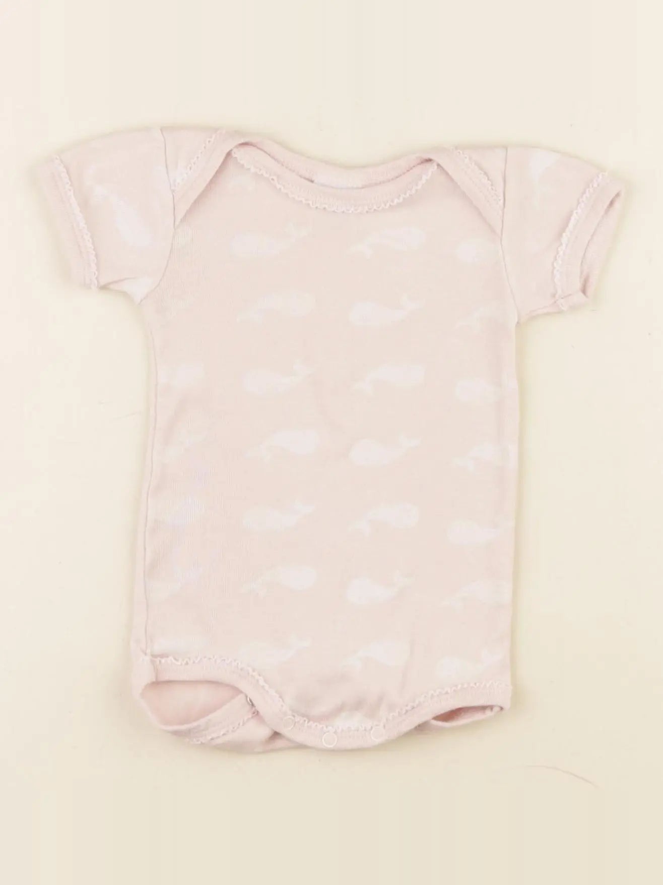 Petit Bateau - body rose - 3 mois