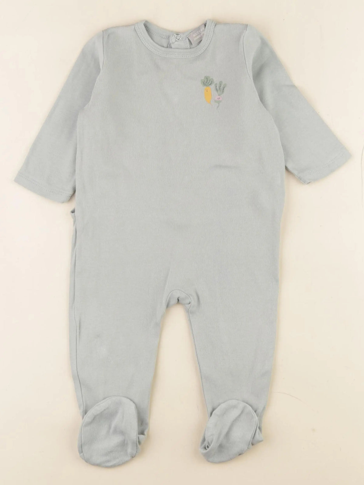Boutchou - pyjama coton vert - 9 mois