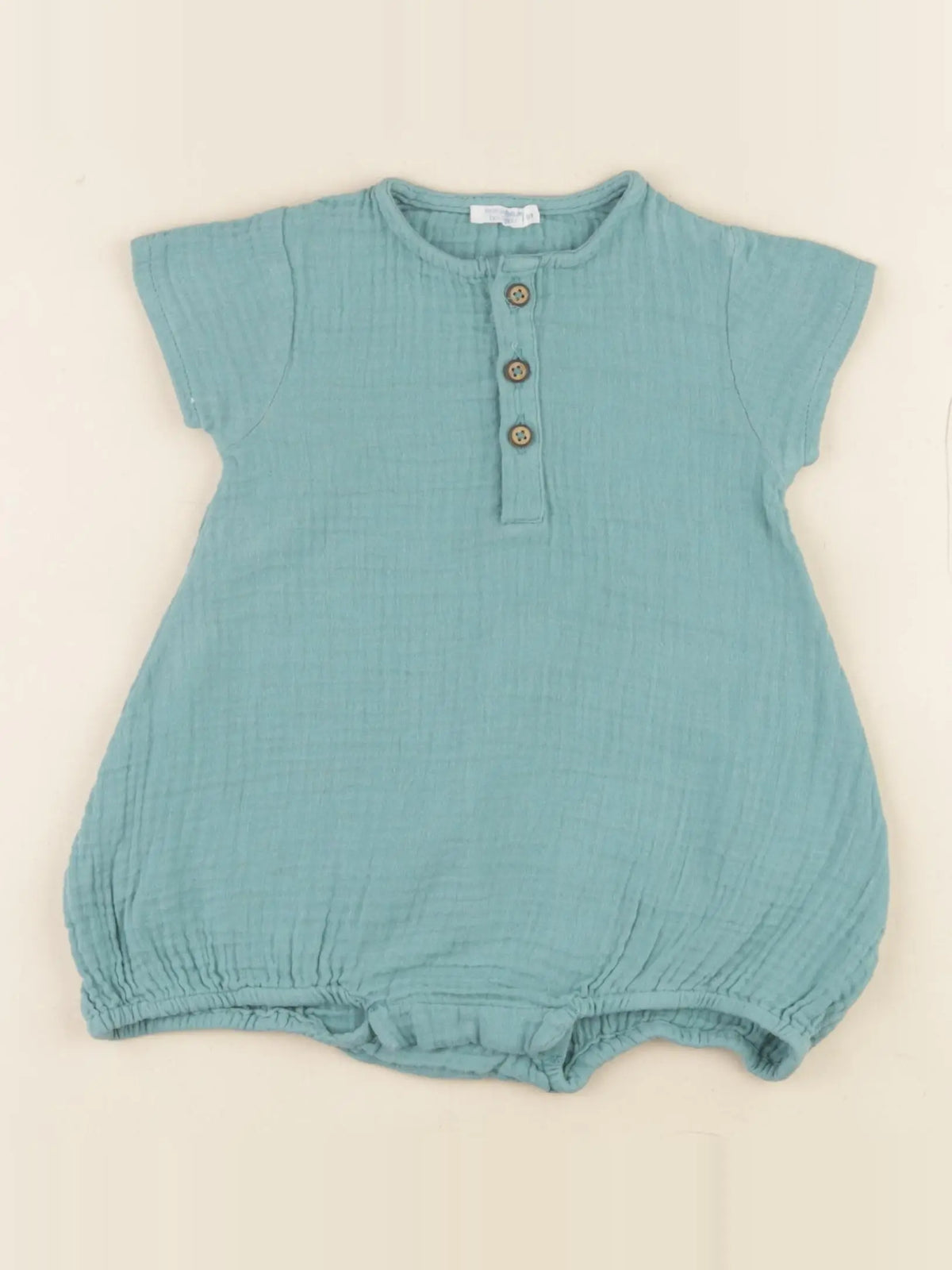Boutchou - combinaison vert - 6 mois