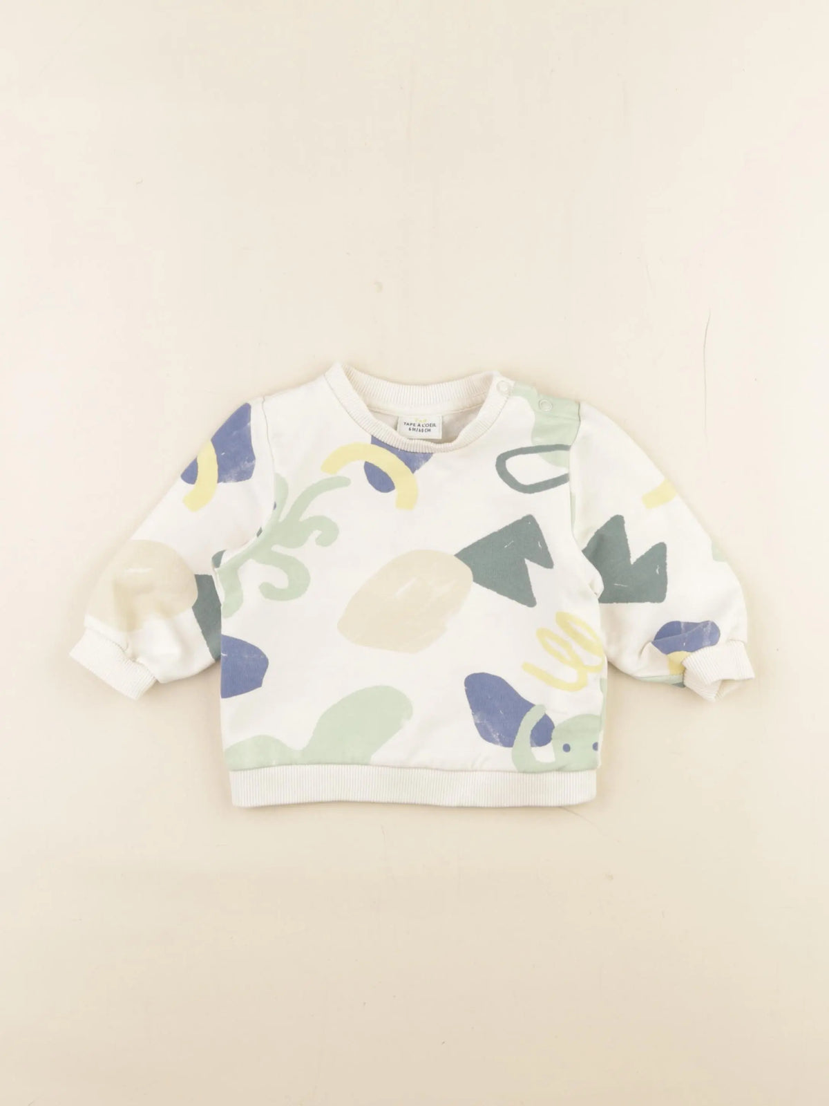 Tape à l'oeil - sweat multicolore - 6 mois