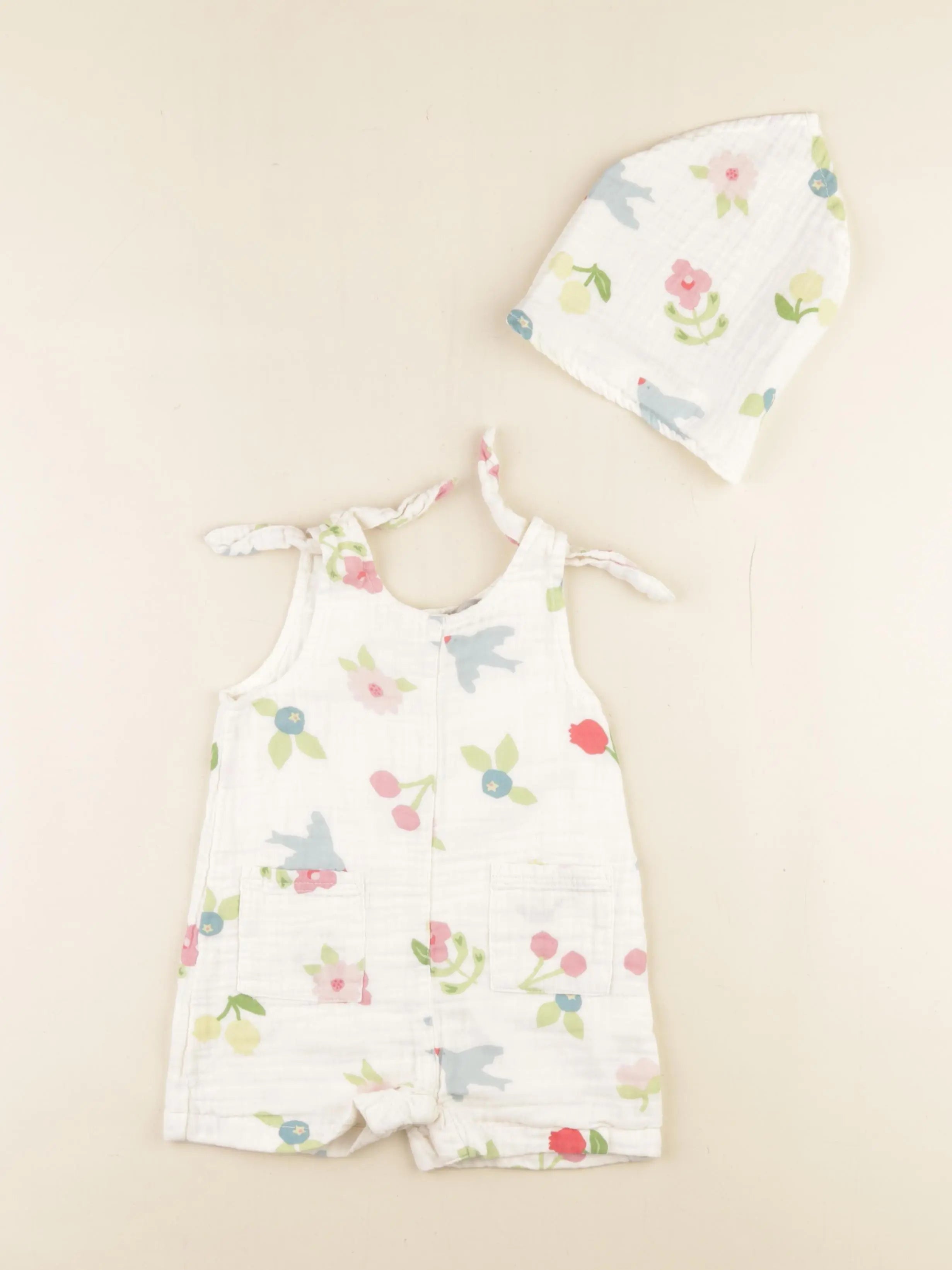 Boutchou - combinaison multicolore - 9 mois
