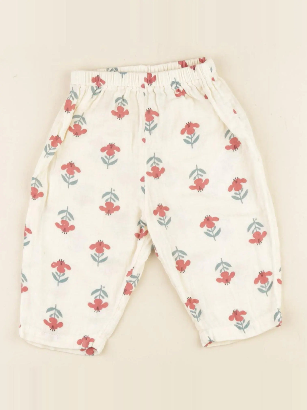 Petit Bateau - pantalon multicolore - 6 mois