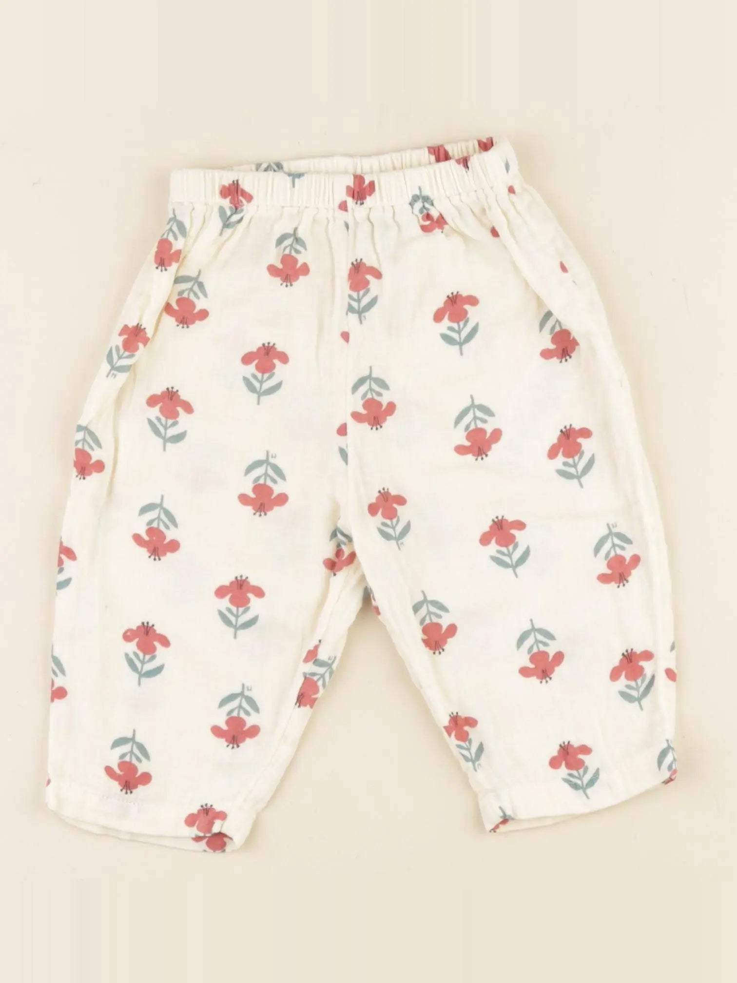 Petit Bateau - pantalon multicolore - 6 mois