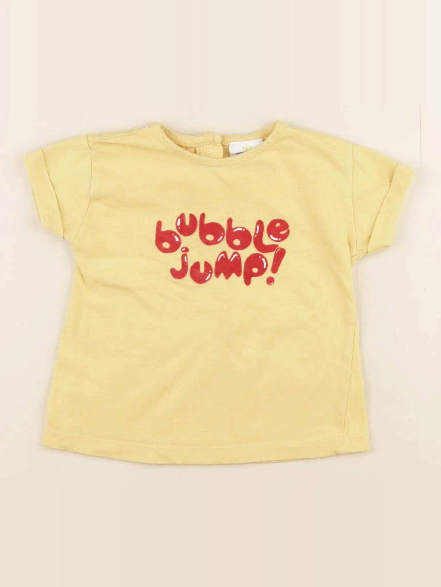 Tape à l'oeil - tee-shirt jaune - 9 mois