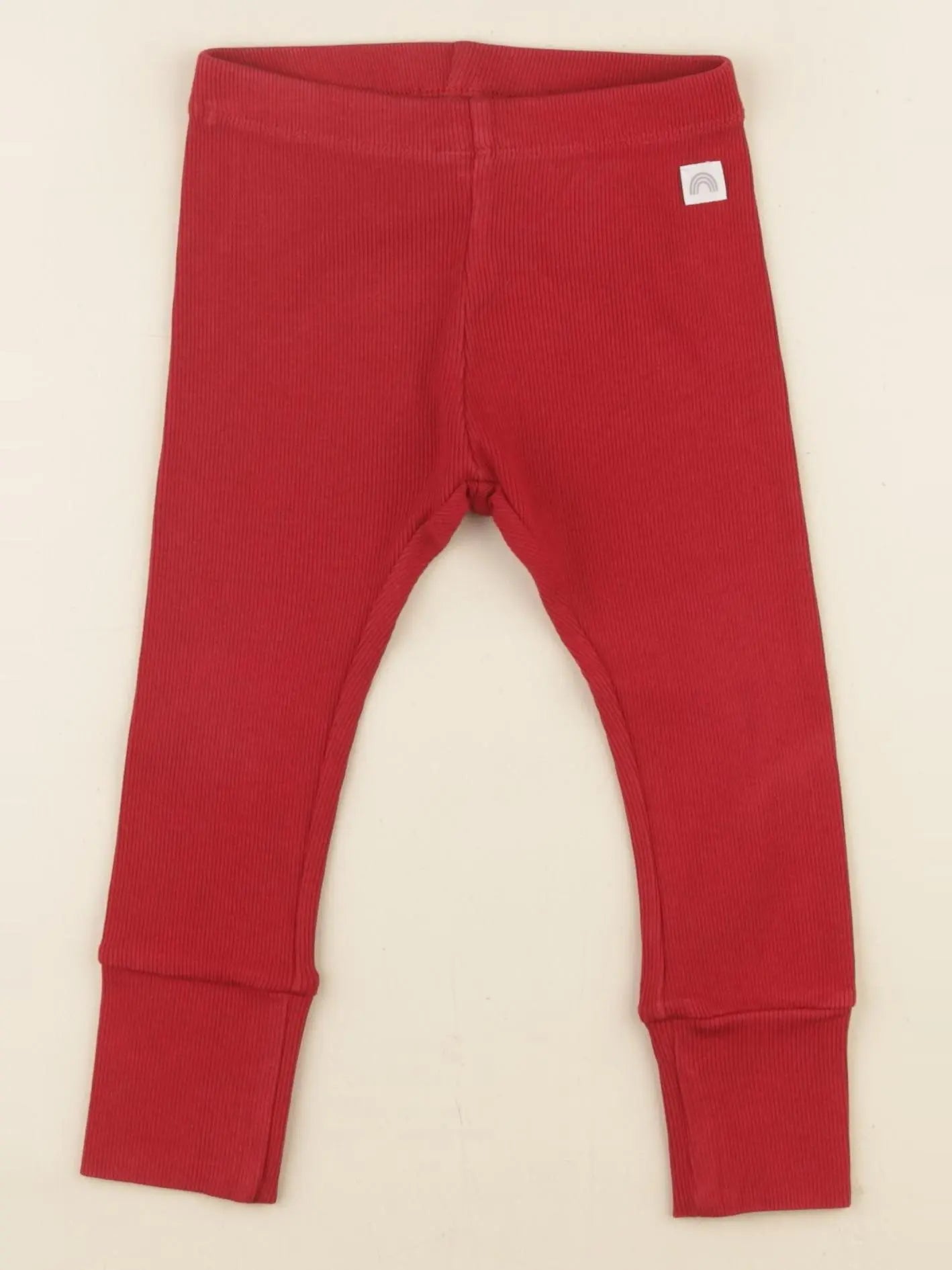 Lindex - legging rouge - 9/12 mois