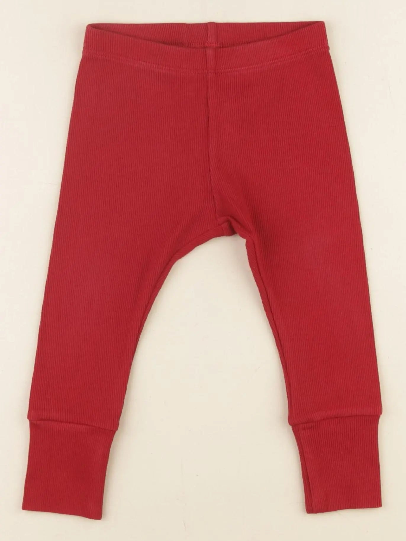 Lindex - legging rouge - 6/9 mois