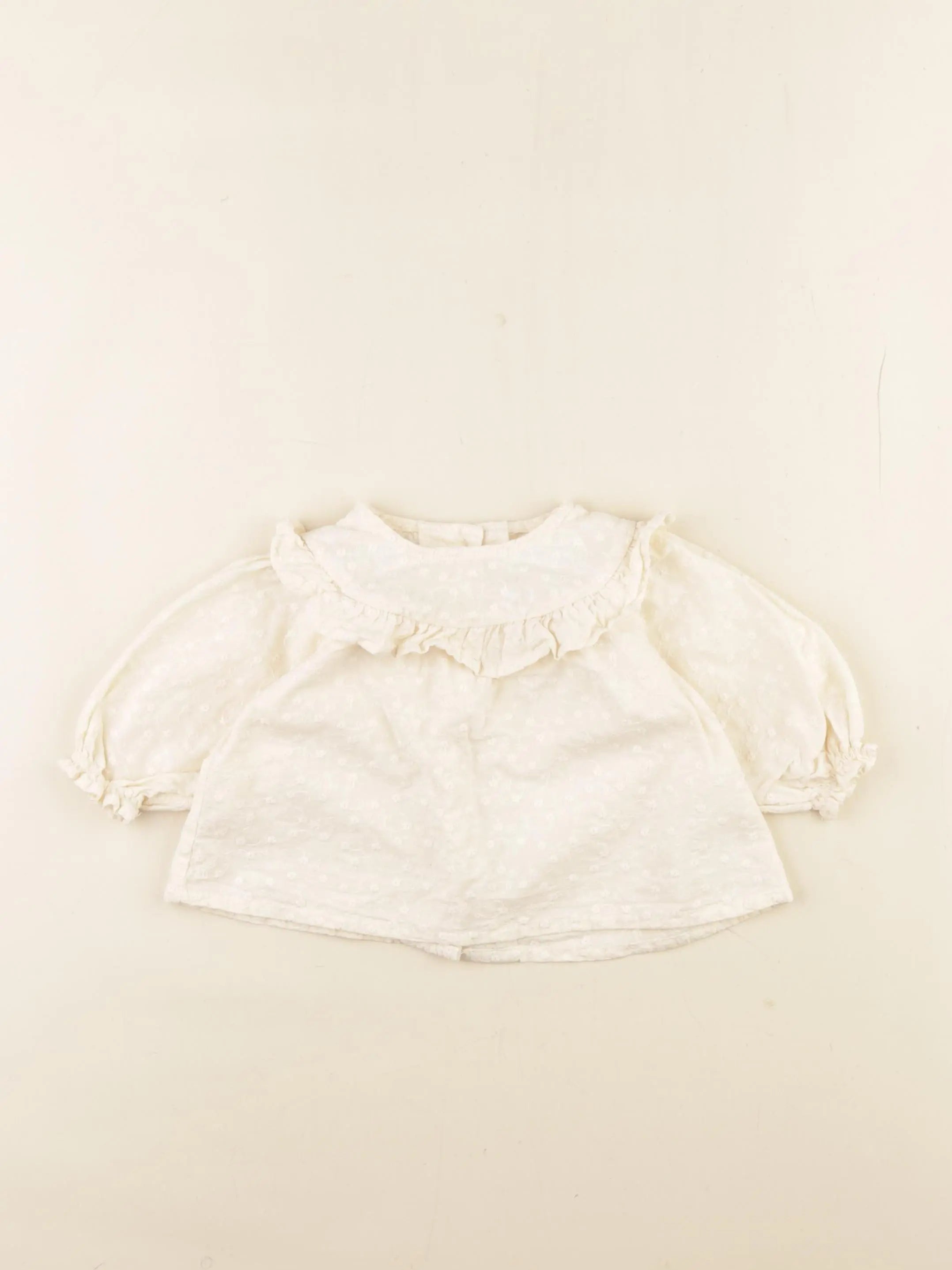 Vertbaudet - blouse beige - 3 mois