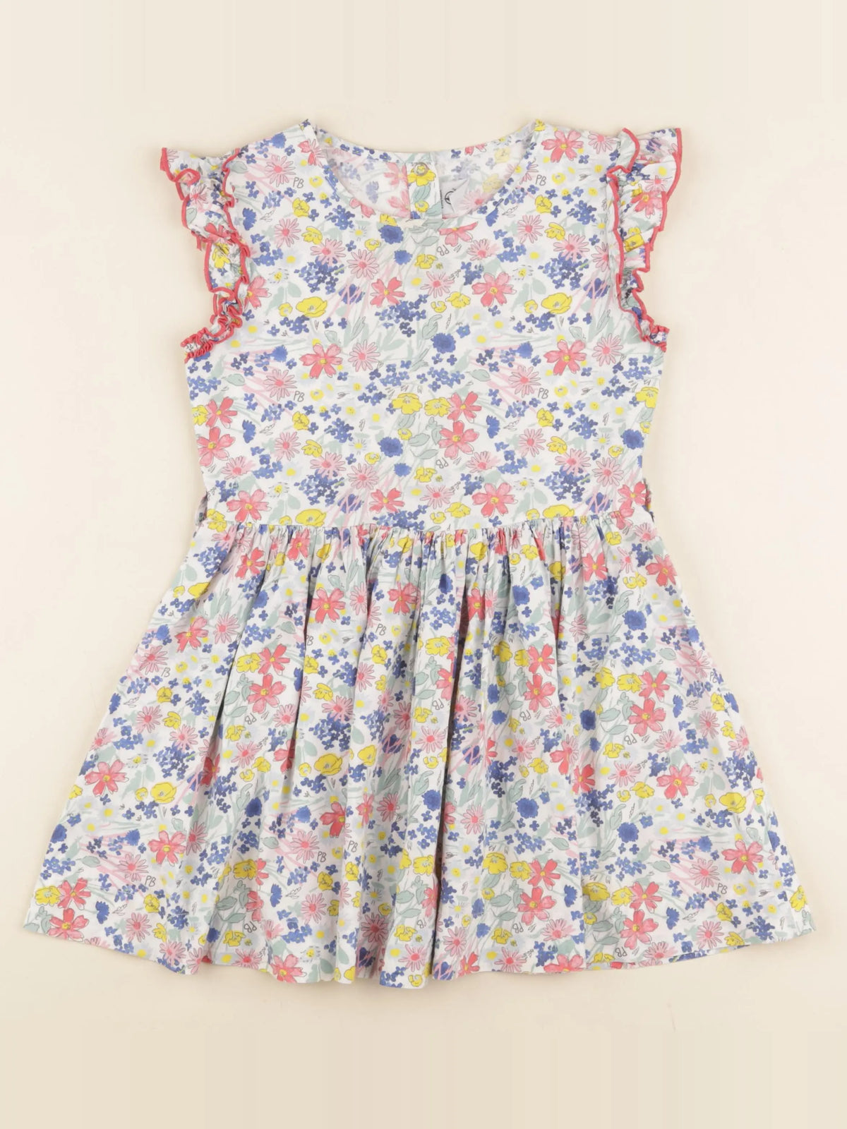 Petit Bateau - robe multicolore - 6 ans