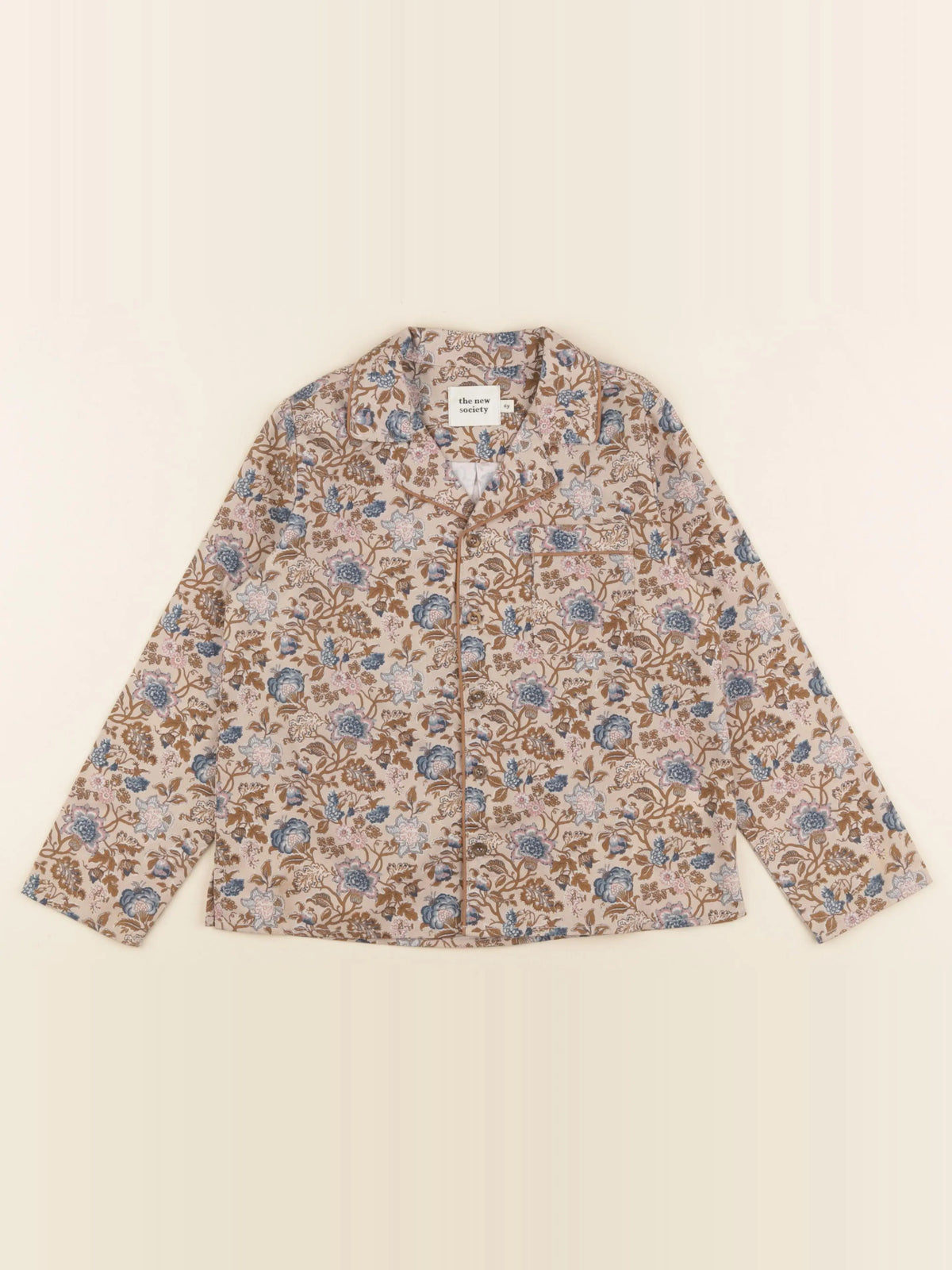 The new society - chemise marron - 6 ans