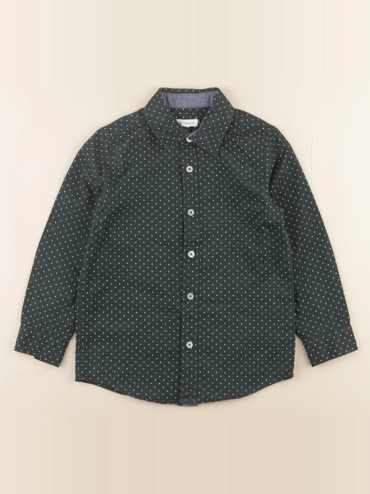 Vertbaudet - chemise vert - 6 ans