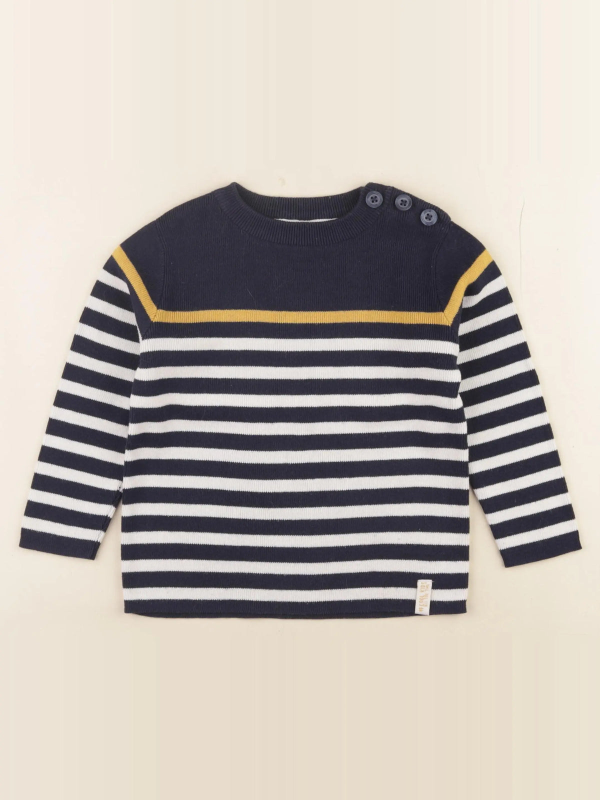 Vertbaudet - pull bleu - 3 ans