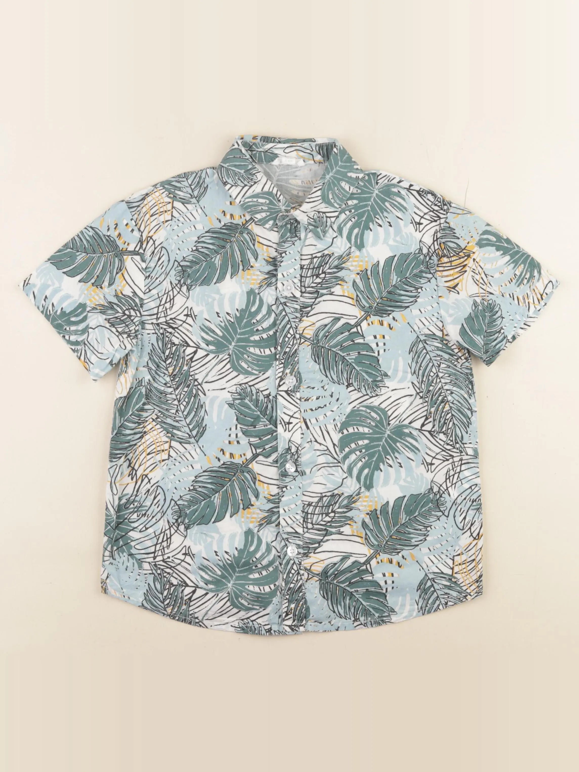 Vertbaudet - chemise vert - 5 ans