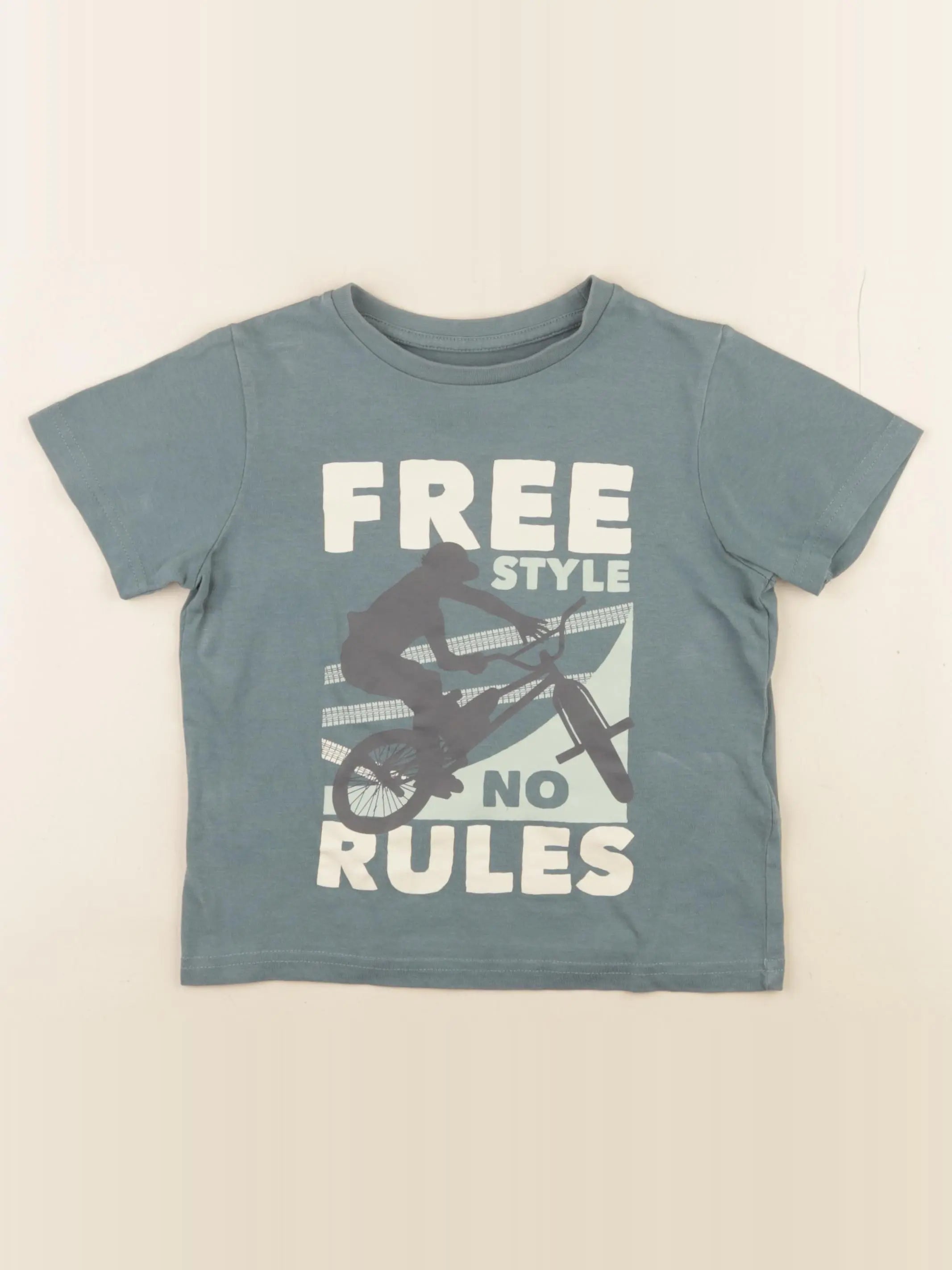 Vertbaudet - tee-shirt vert - 5 ans