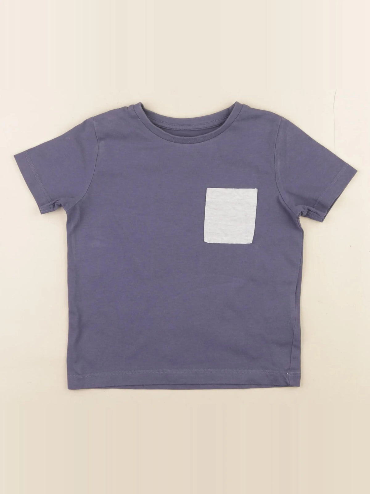 Vertbaudet - tee-shirt bleu - 4 ans