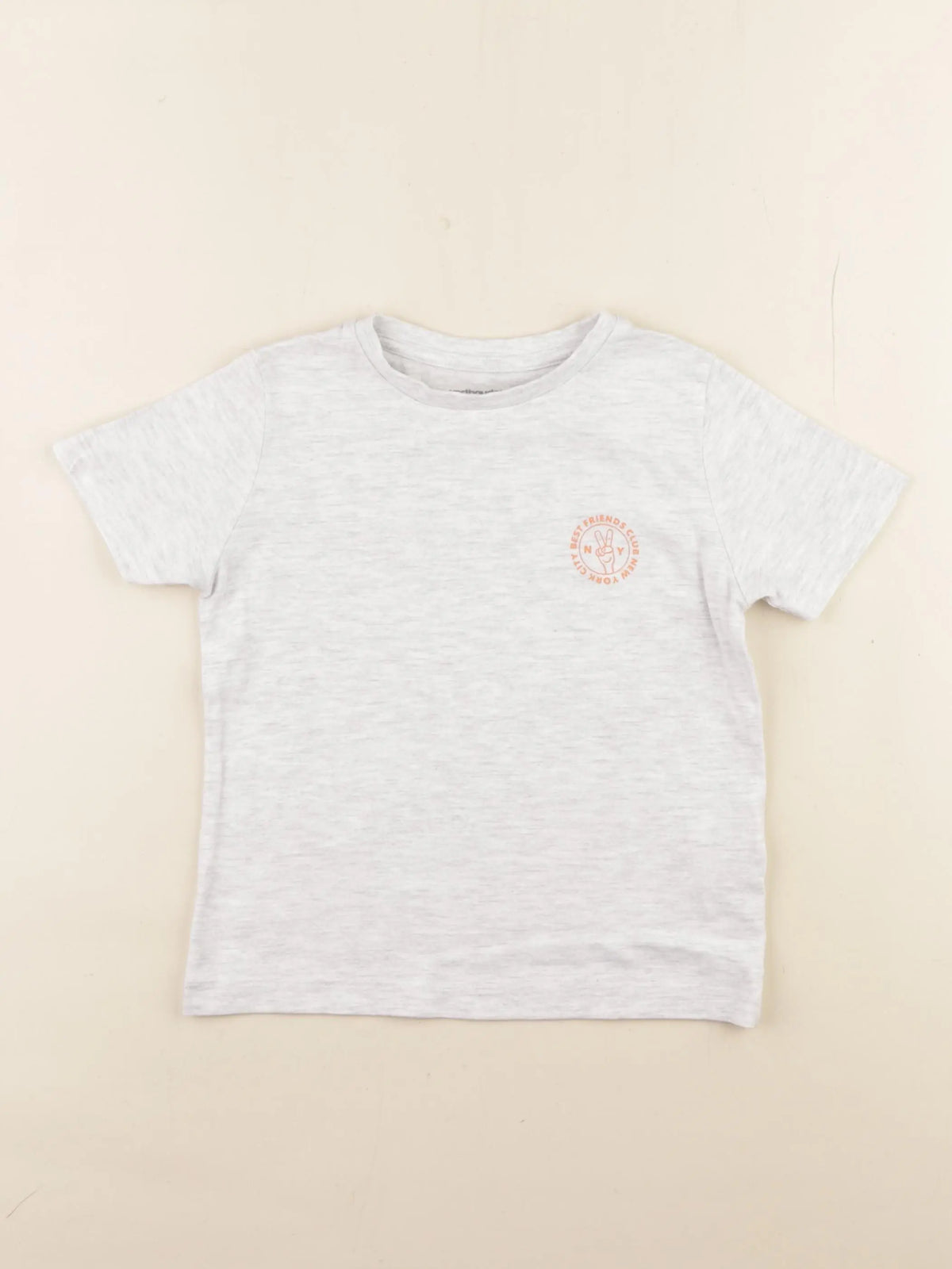 Vertbaudet - tee-shirt gris - 4 ans