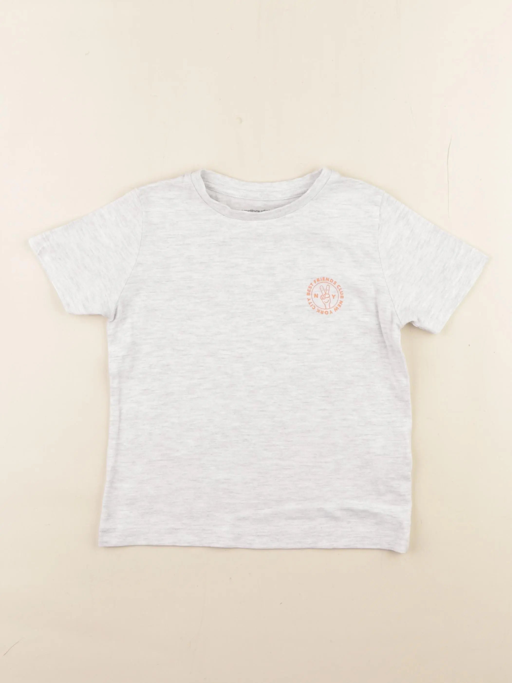 Vertbaudet - tee-shirt gris - 4 ans