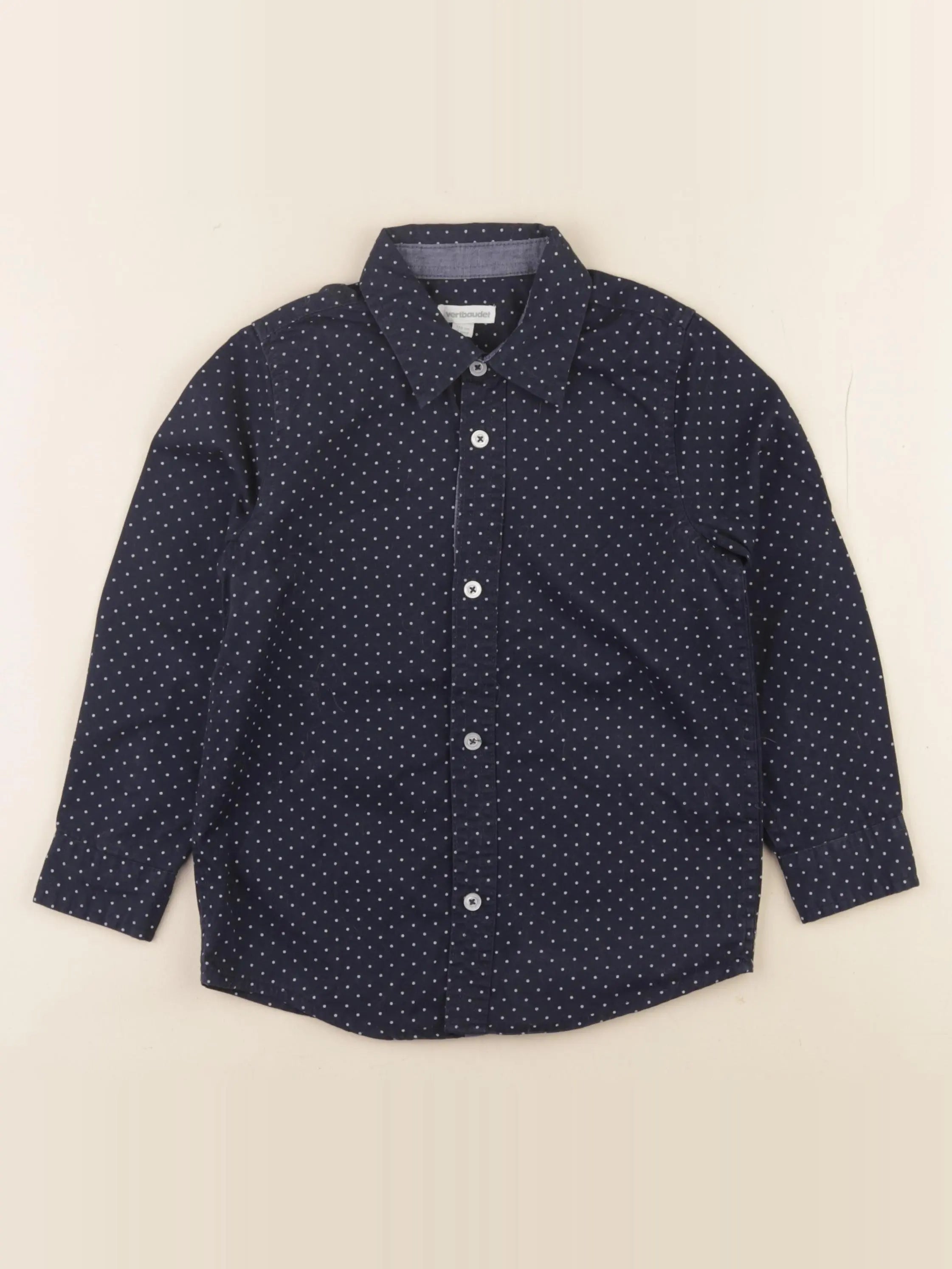 Vertbaudet - chemise bleu - 5 ans
