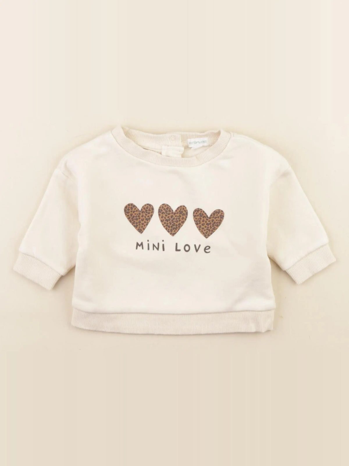 Vertbaudet - sweat blanc - 3 mois