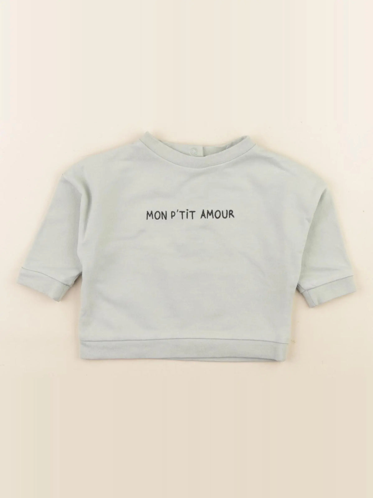 Vertbaudet - sweat vert - 3 mois