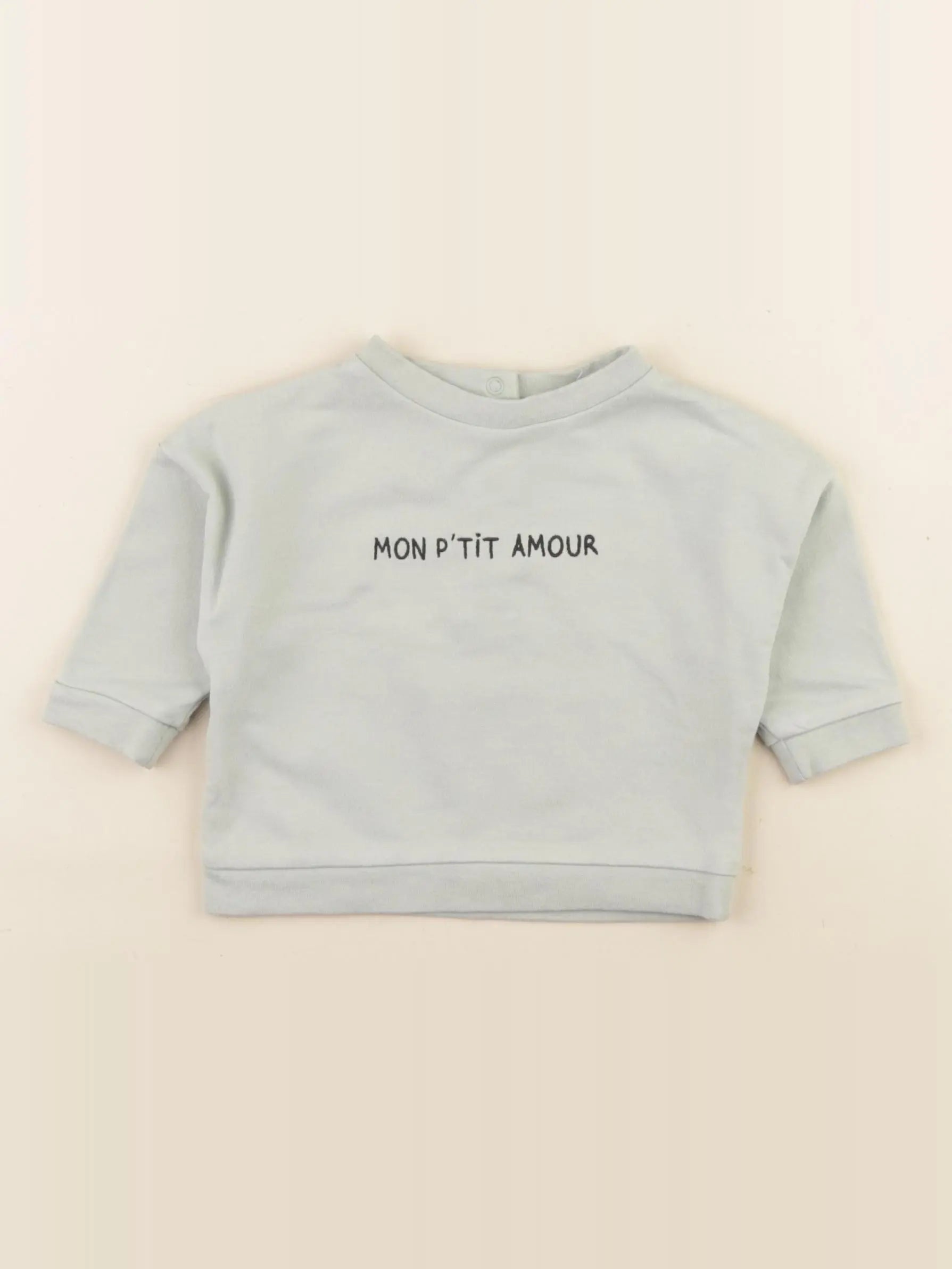 Vertbaudet - sweat vert - 3 mois