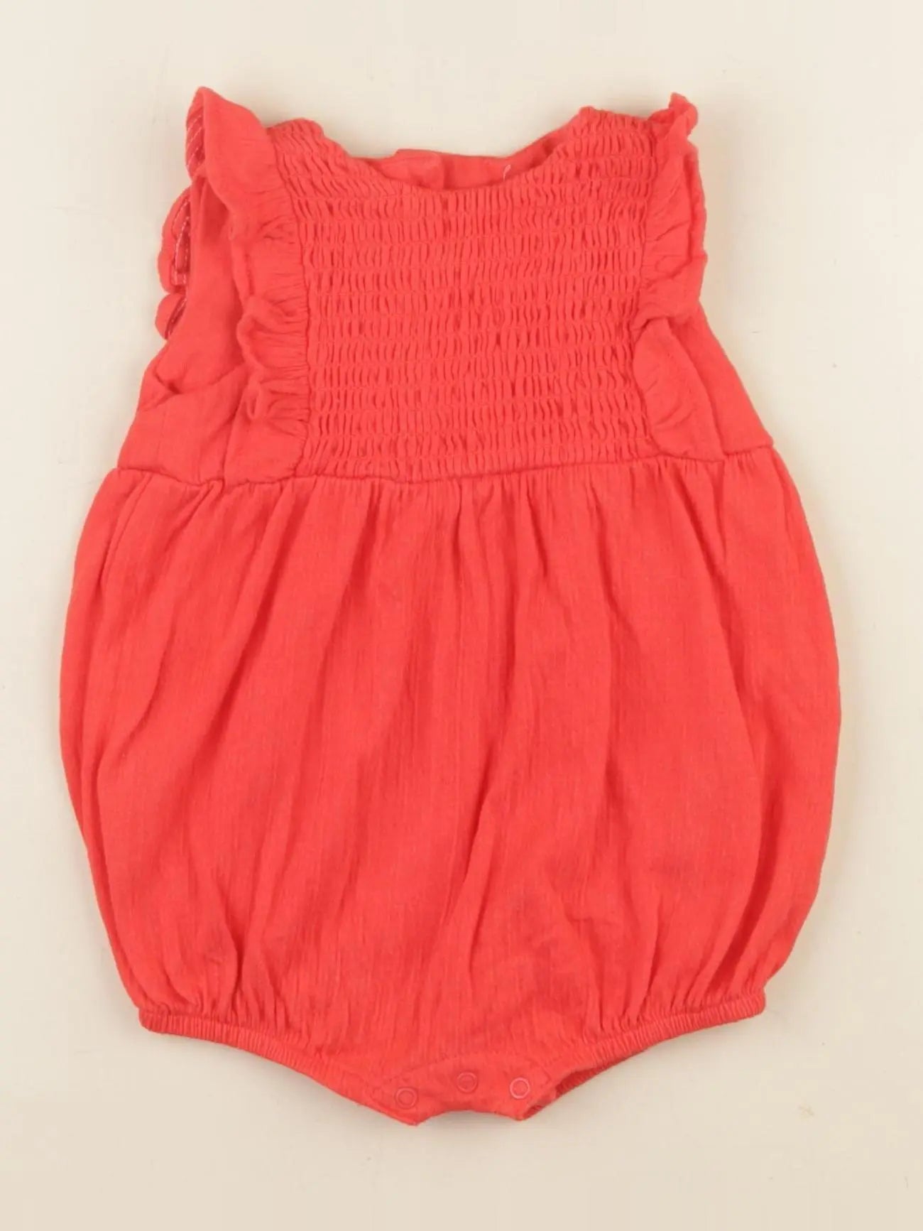 Vertbaudet - combinaison rouge - 3 mois