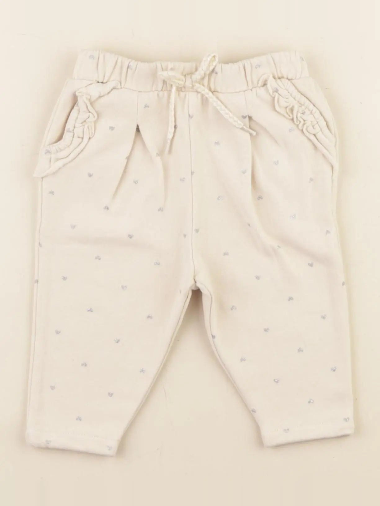 Vertbaudet - jogging beige - 6 mois