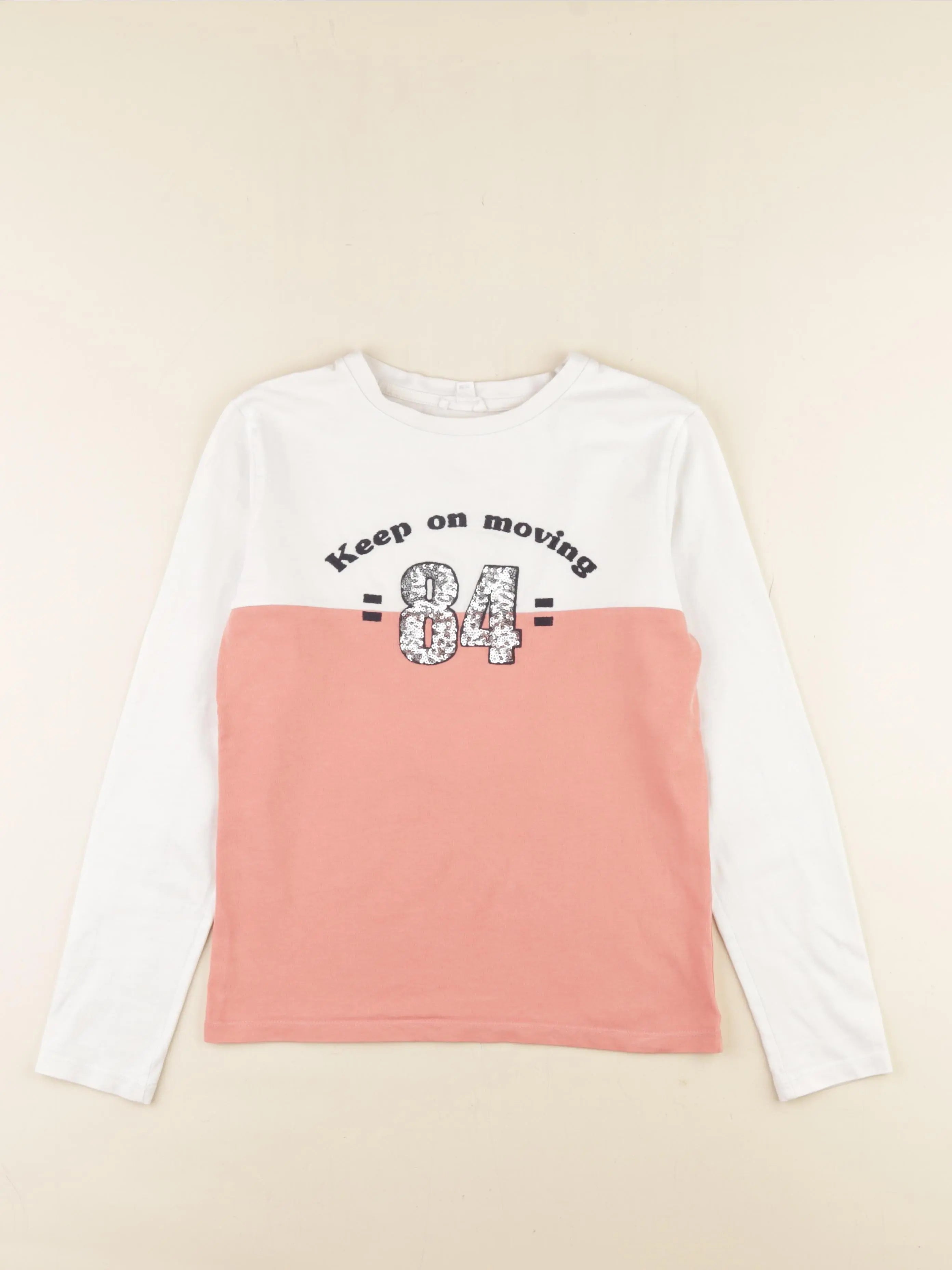 Storytelling - tee-shirt blanc, rose - 12 ans
