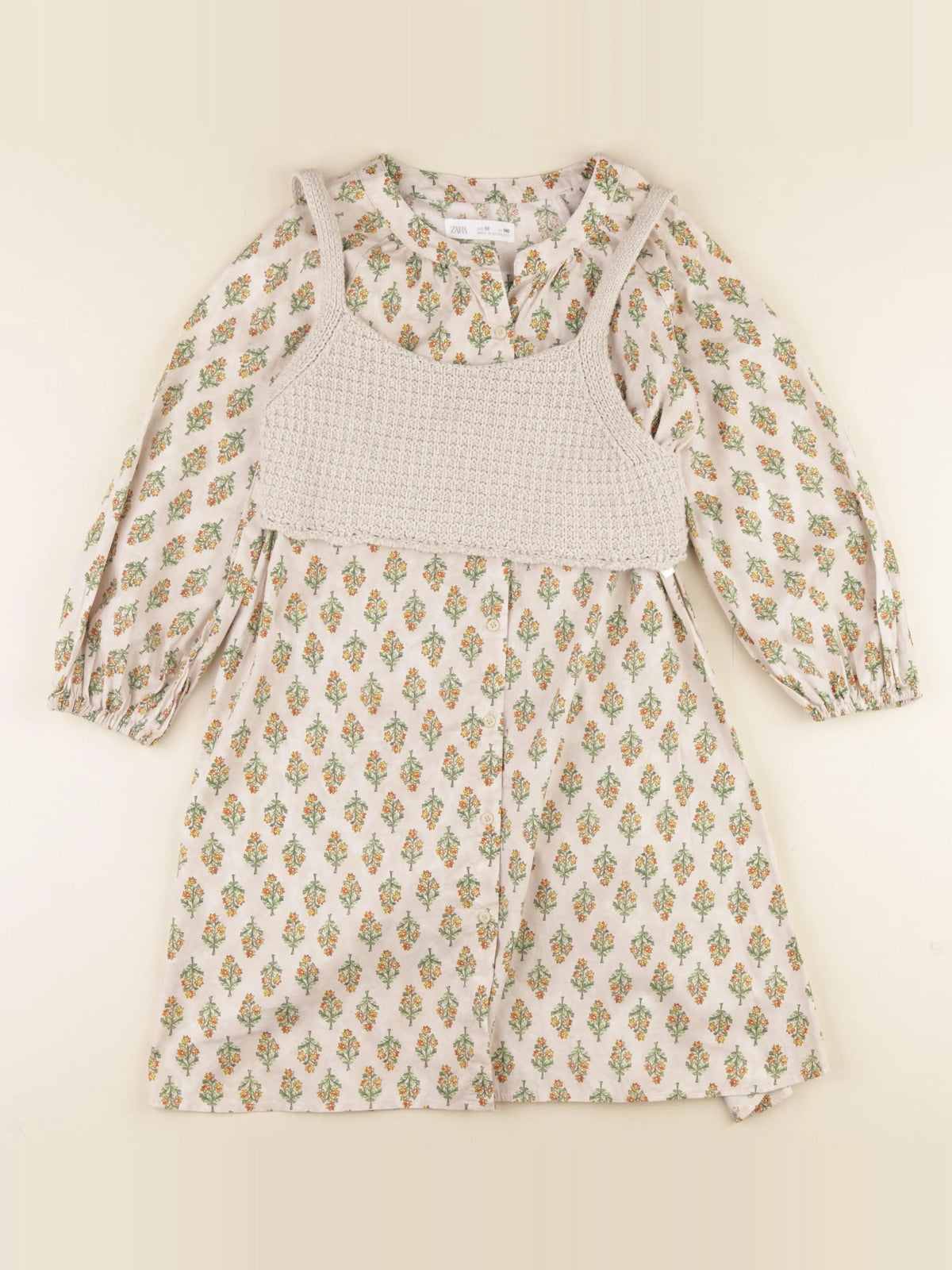 Zara - robe beige - 10 ans