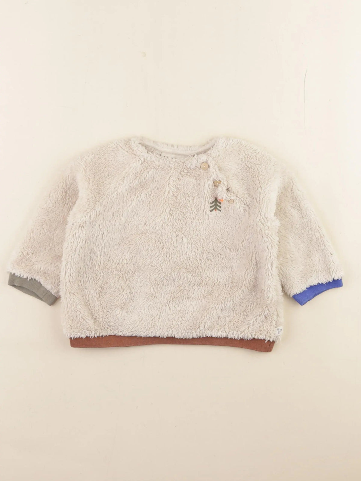 Arsène et les pipelettes - sweat beige - 12 mois