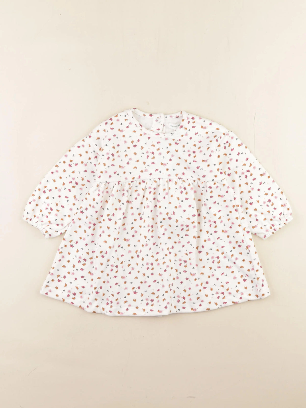 Vertbaudet - robe blanc - 12 mois