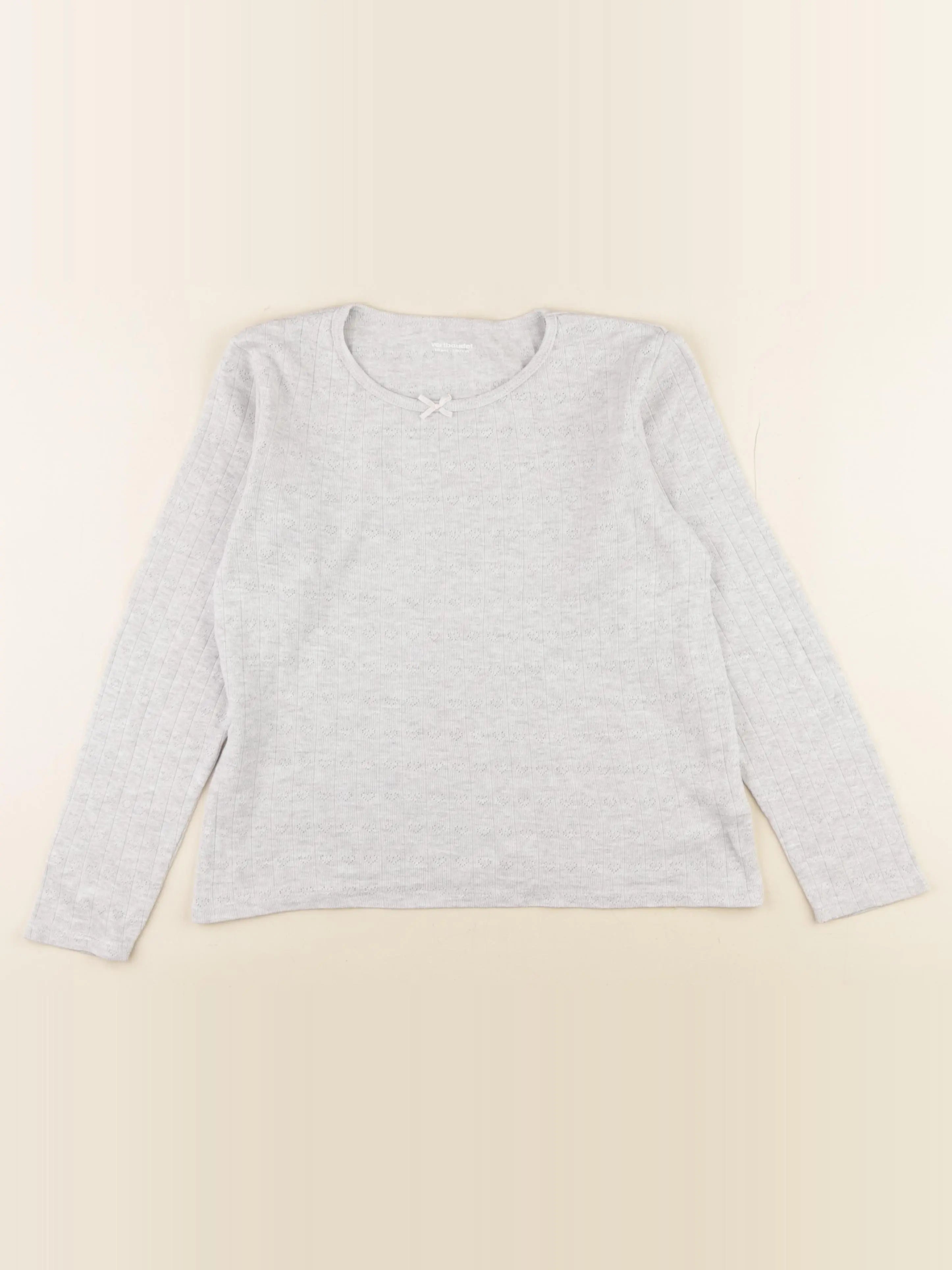 Vertbaudet - maillot de corps gris - 10 ans