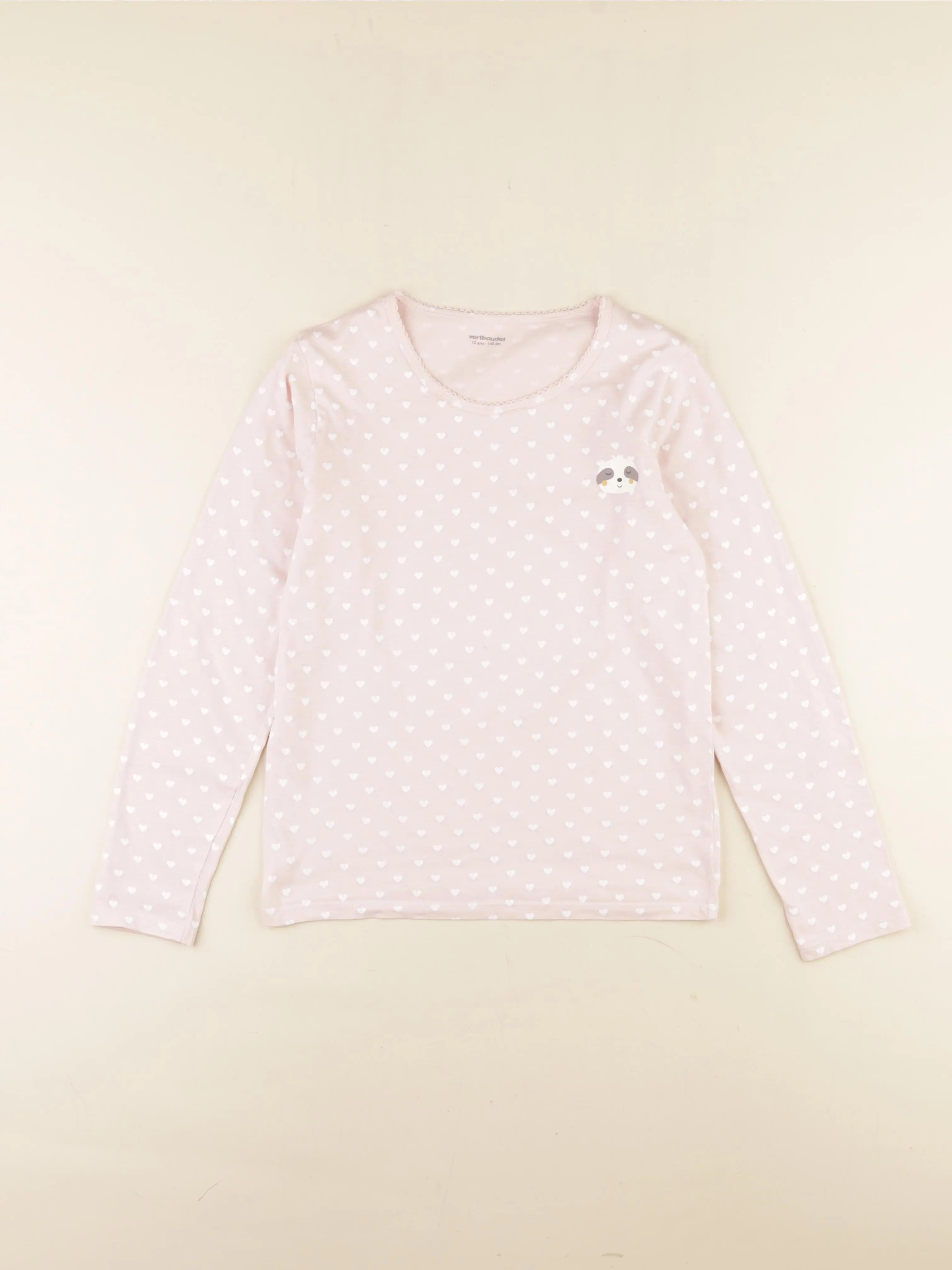 Vertbaudet - maillot de corps rose - 10 ans