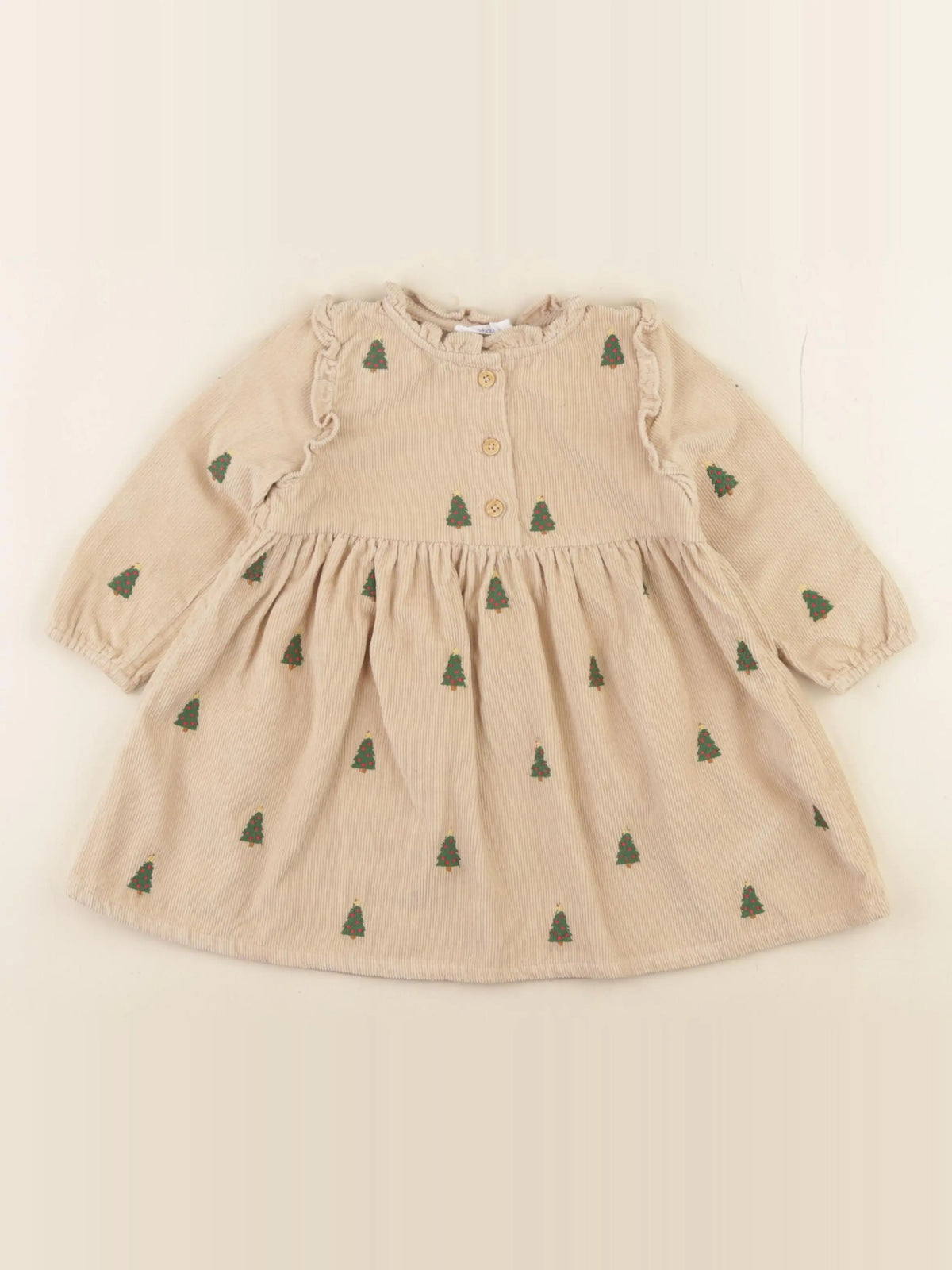 Boutchou - robe beige - 12 mois