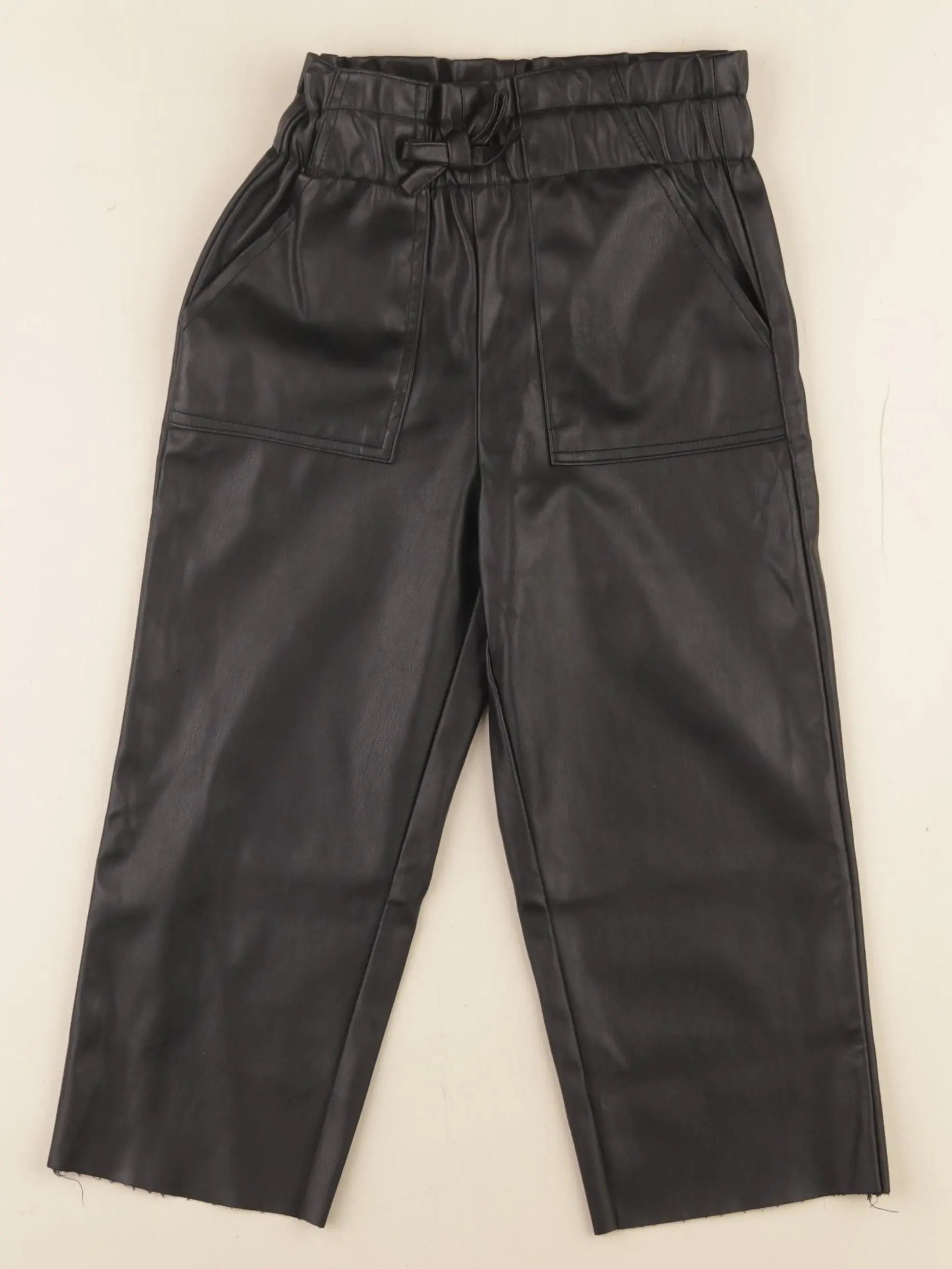 Vertbaudet - pantalon simili cuir - 4 ans