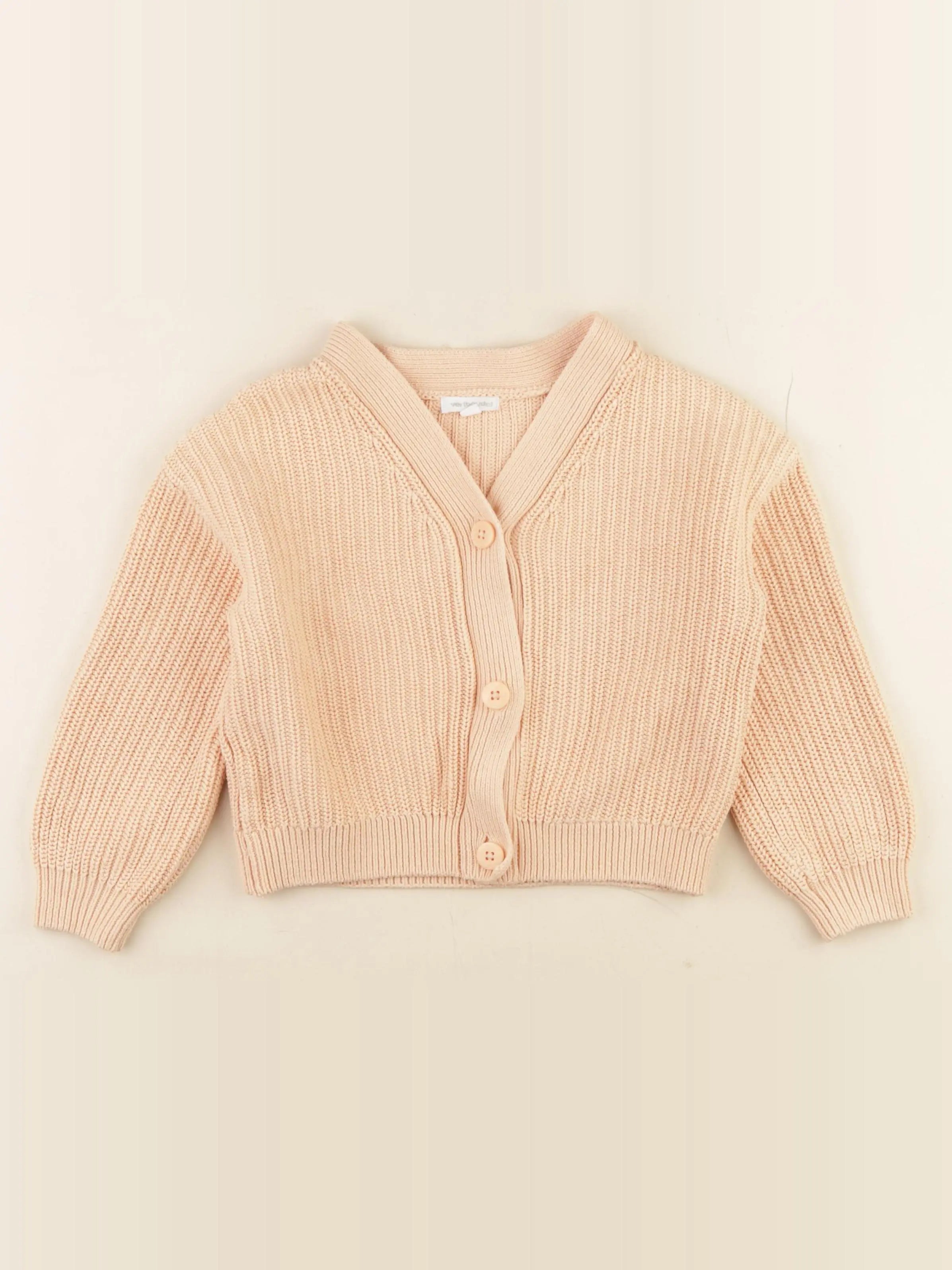 Vertbaudet - gilet orange - 5 ans