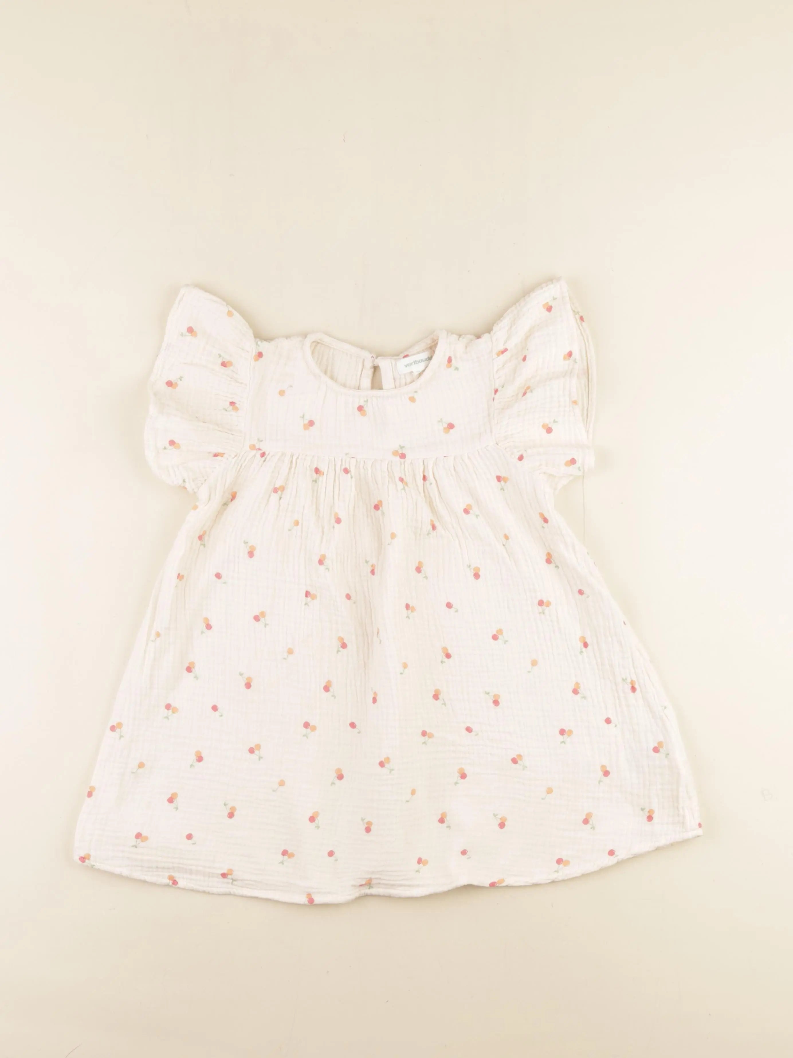 Vertbaudet - robe beige - 4 ans