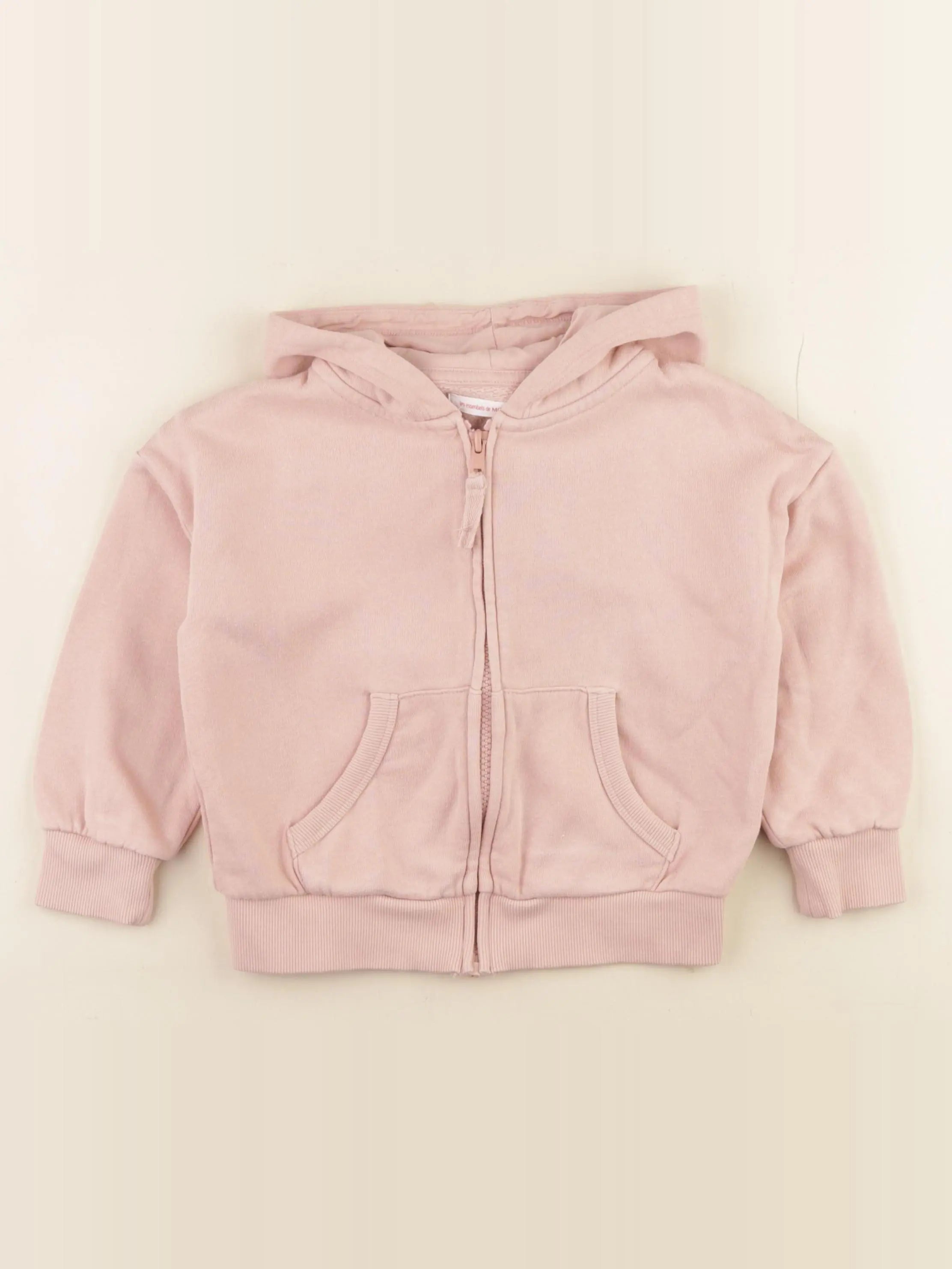 Monoprix - sweat rose - 4 ans