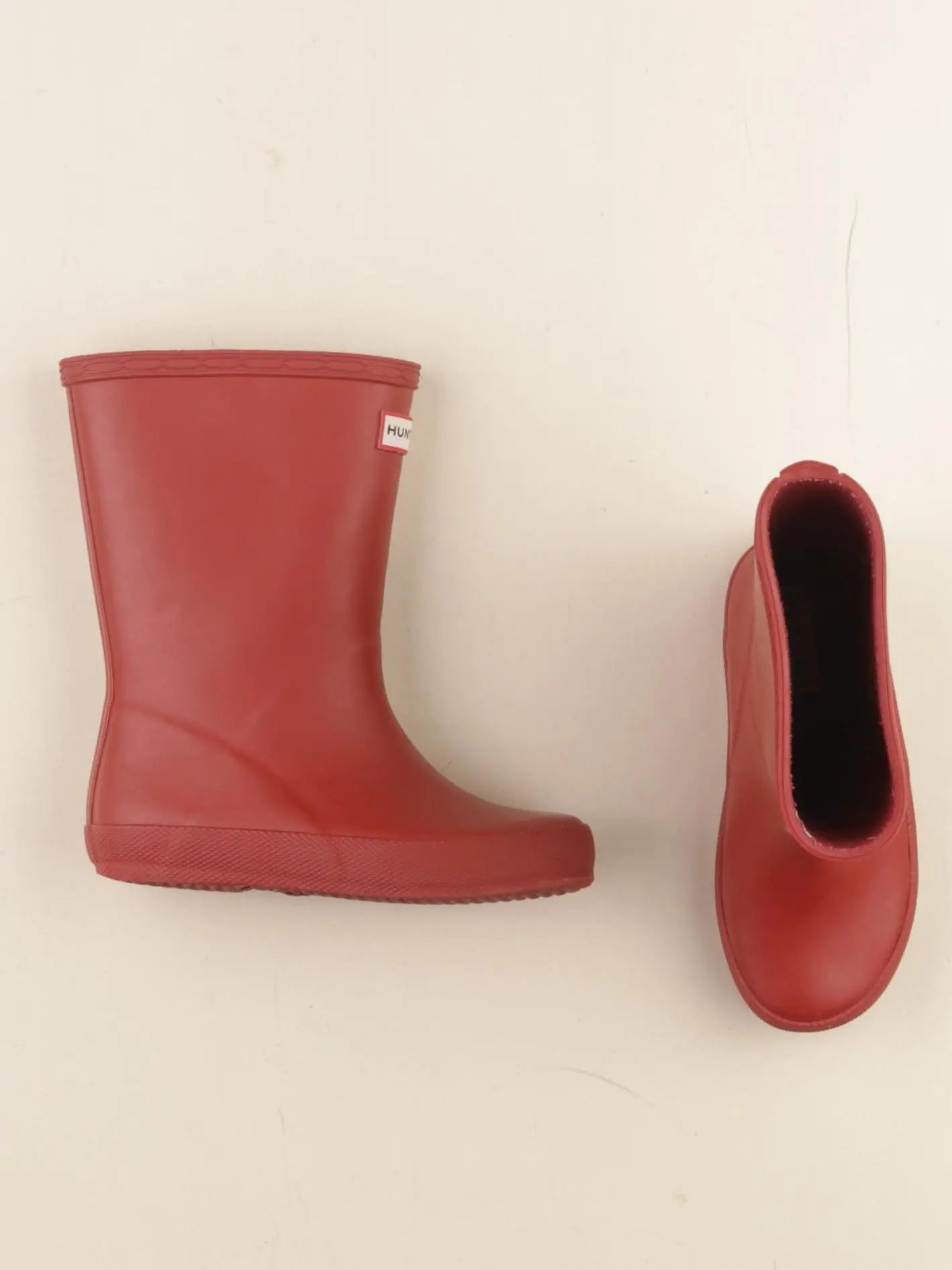 Hunter - bottes rouge - pointure 28