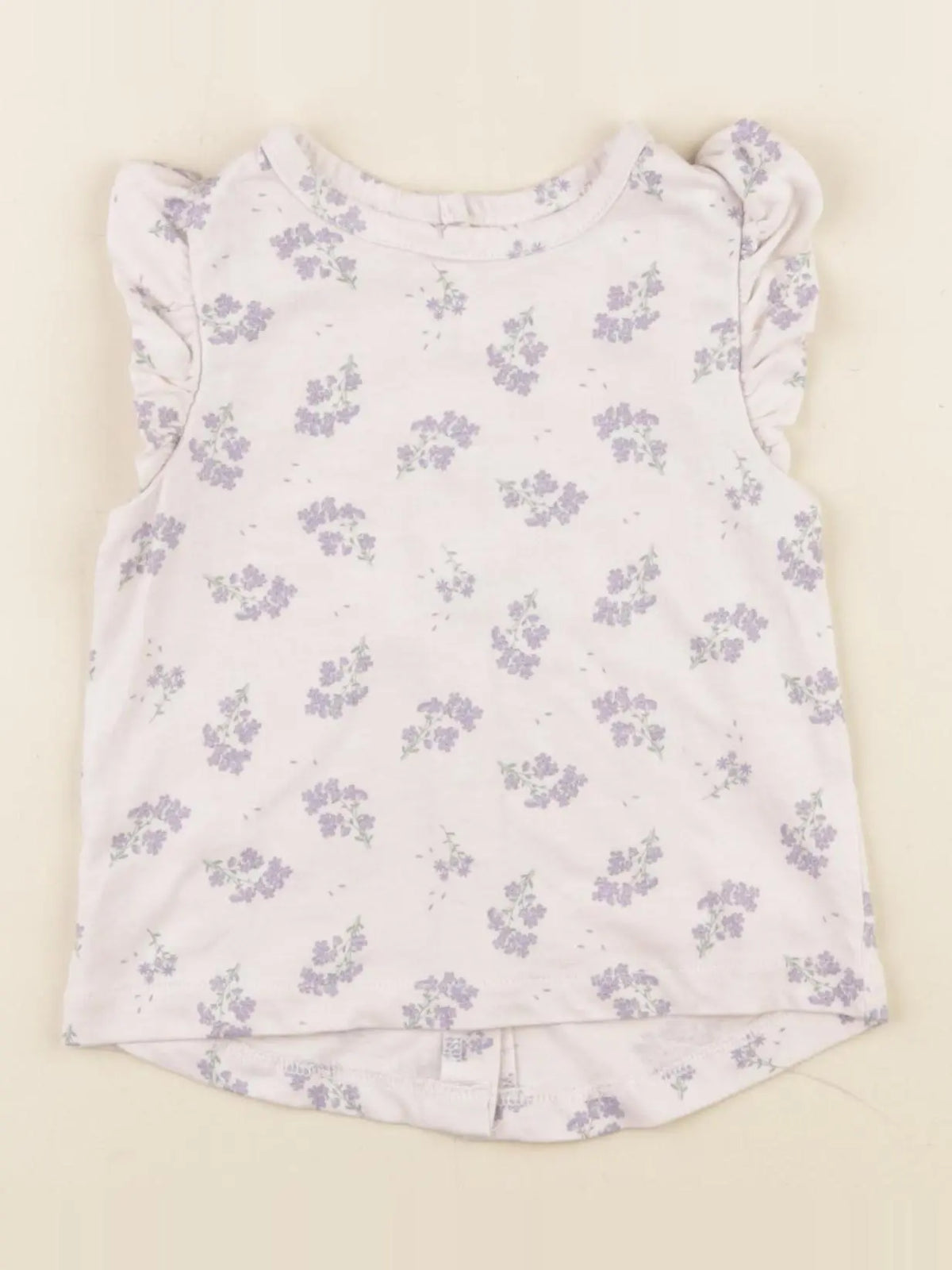 Vertbaudet - tee-shirt violet - 9 mois