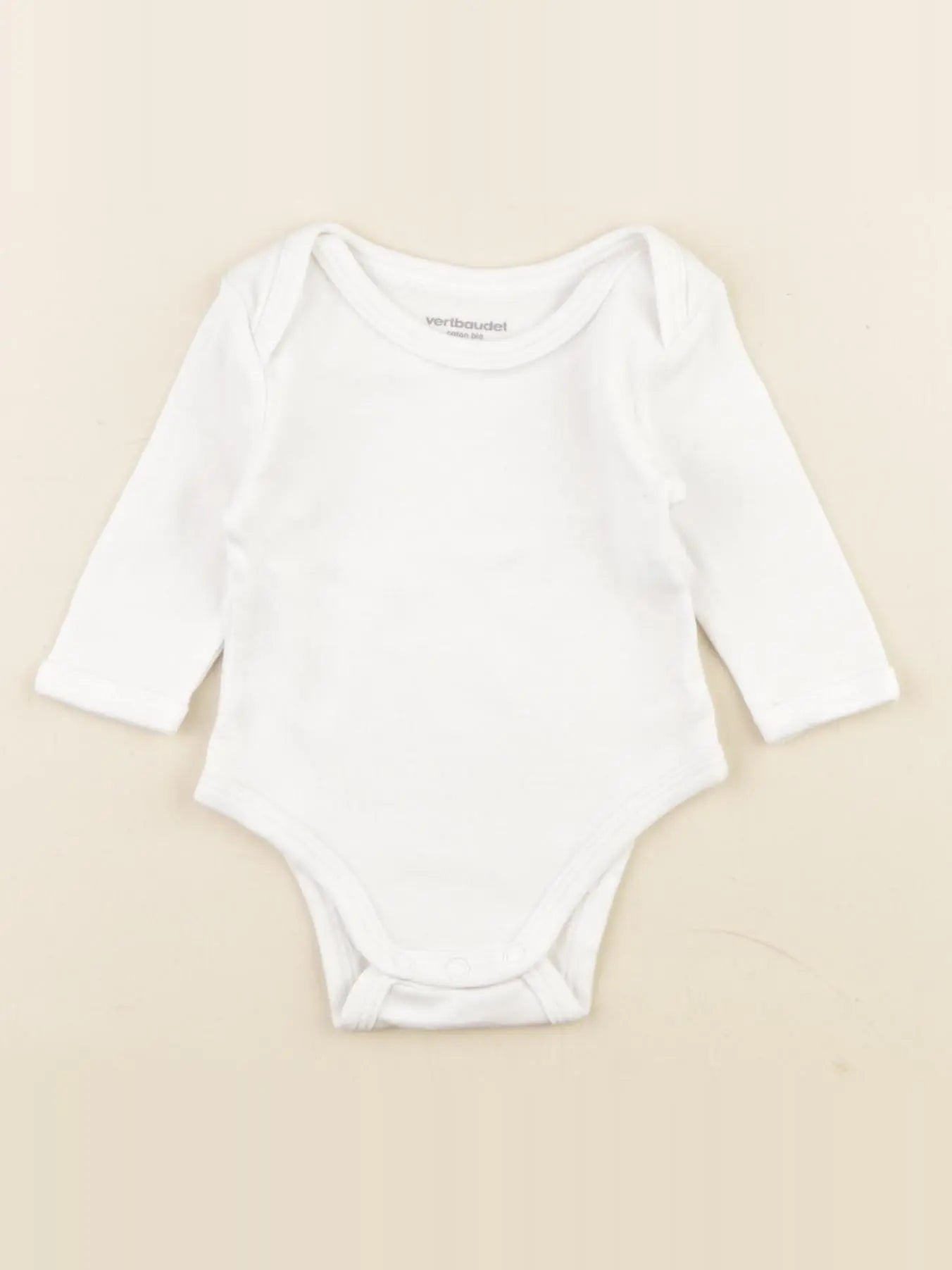 Vertbaudet - body blanc - 1 mois