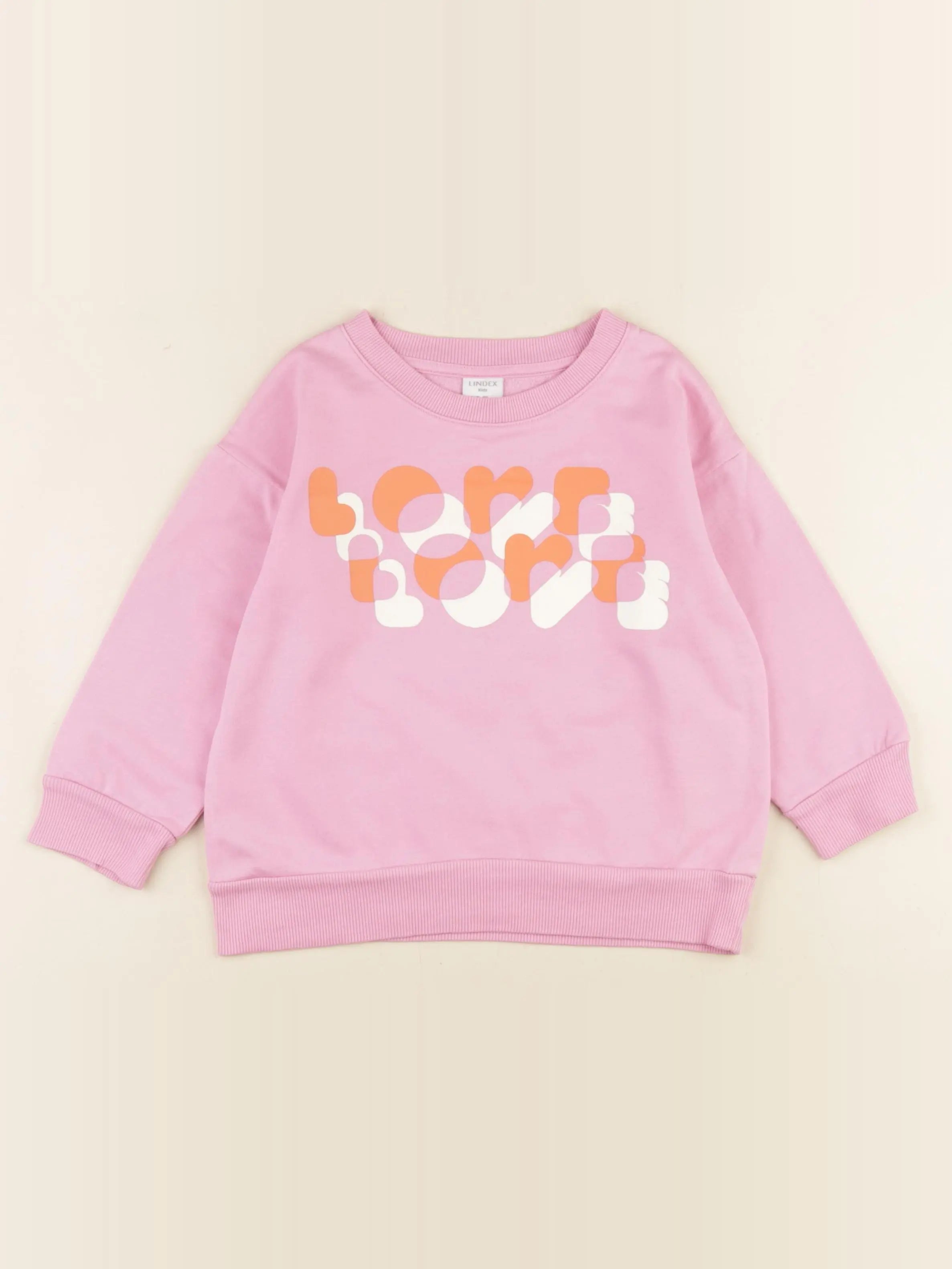 Lindex - sweat rose - 18/24 mois