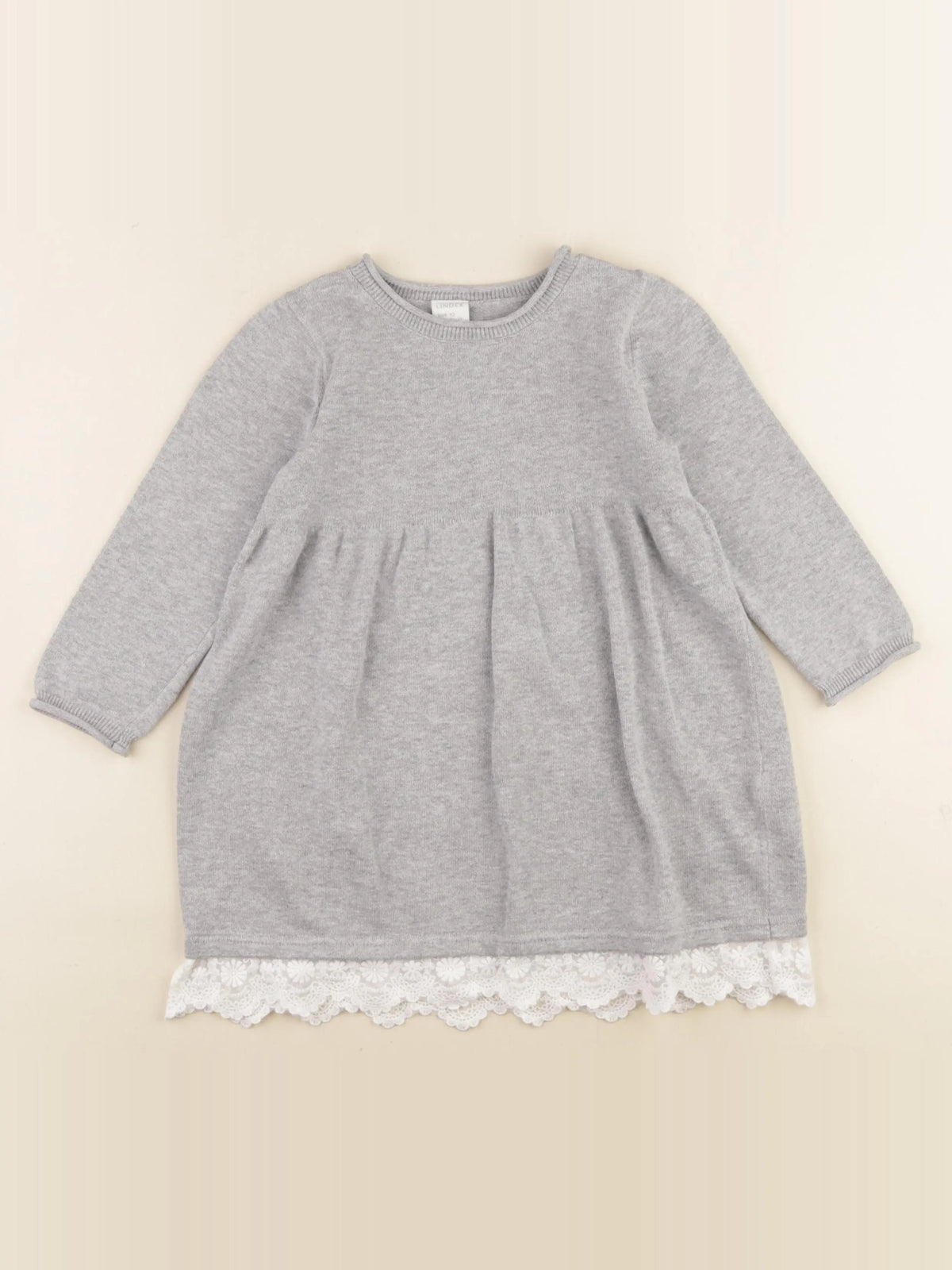 Lindex - robe gris - 18/24 mois