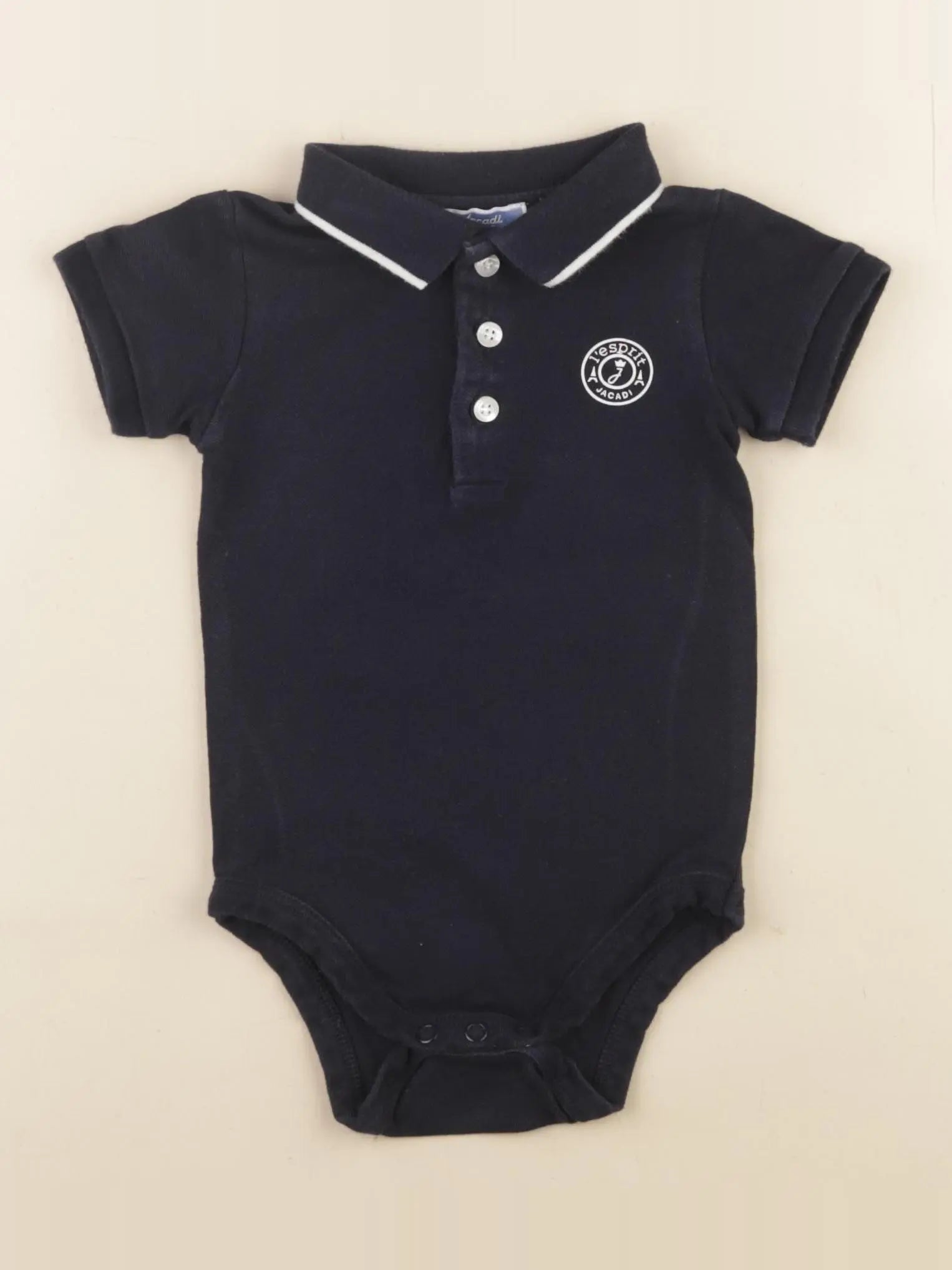 Jacadi - body à col bleu - 12 mois